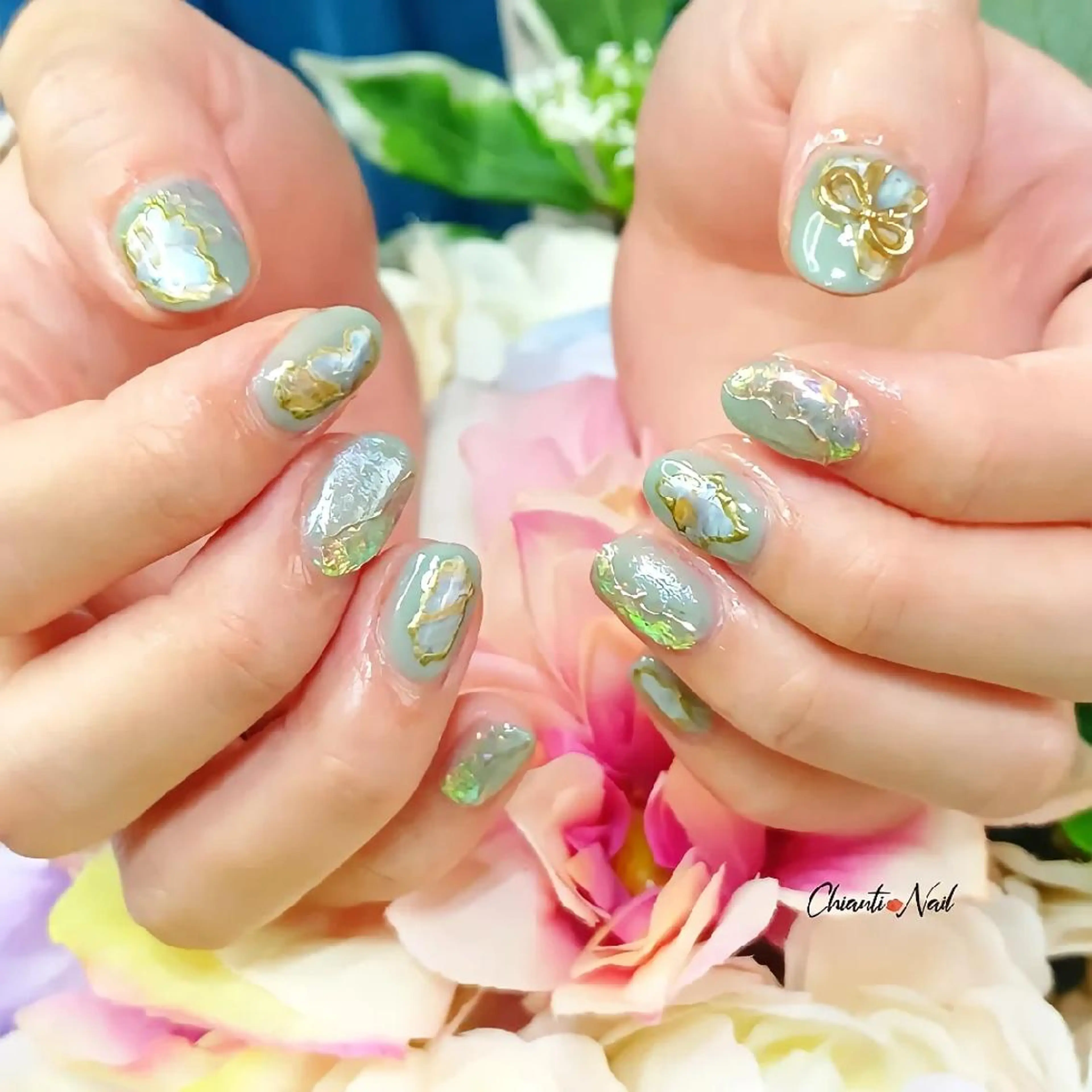 ネイル ニュアンスネイル ハンドネイル フットネイル ハンドケア Chianti Nailのネイルデザイン