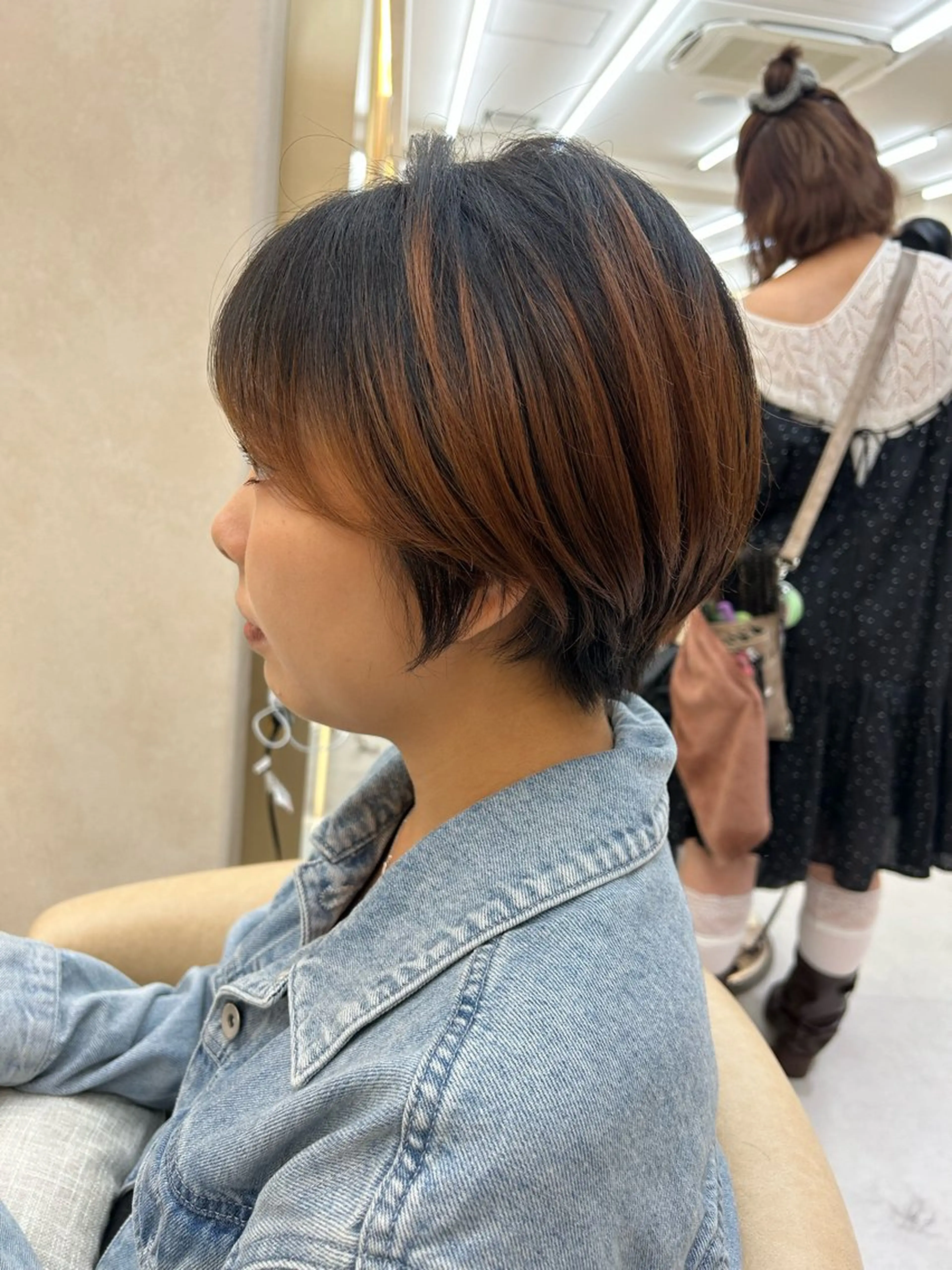 ショート ショートヘア 表参道美容師ゆいか ♡ミディアムレイヤーのヘアスタイル