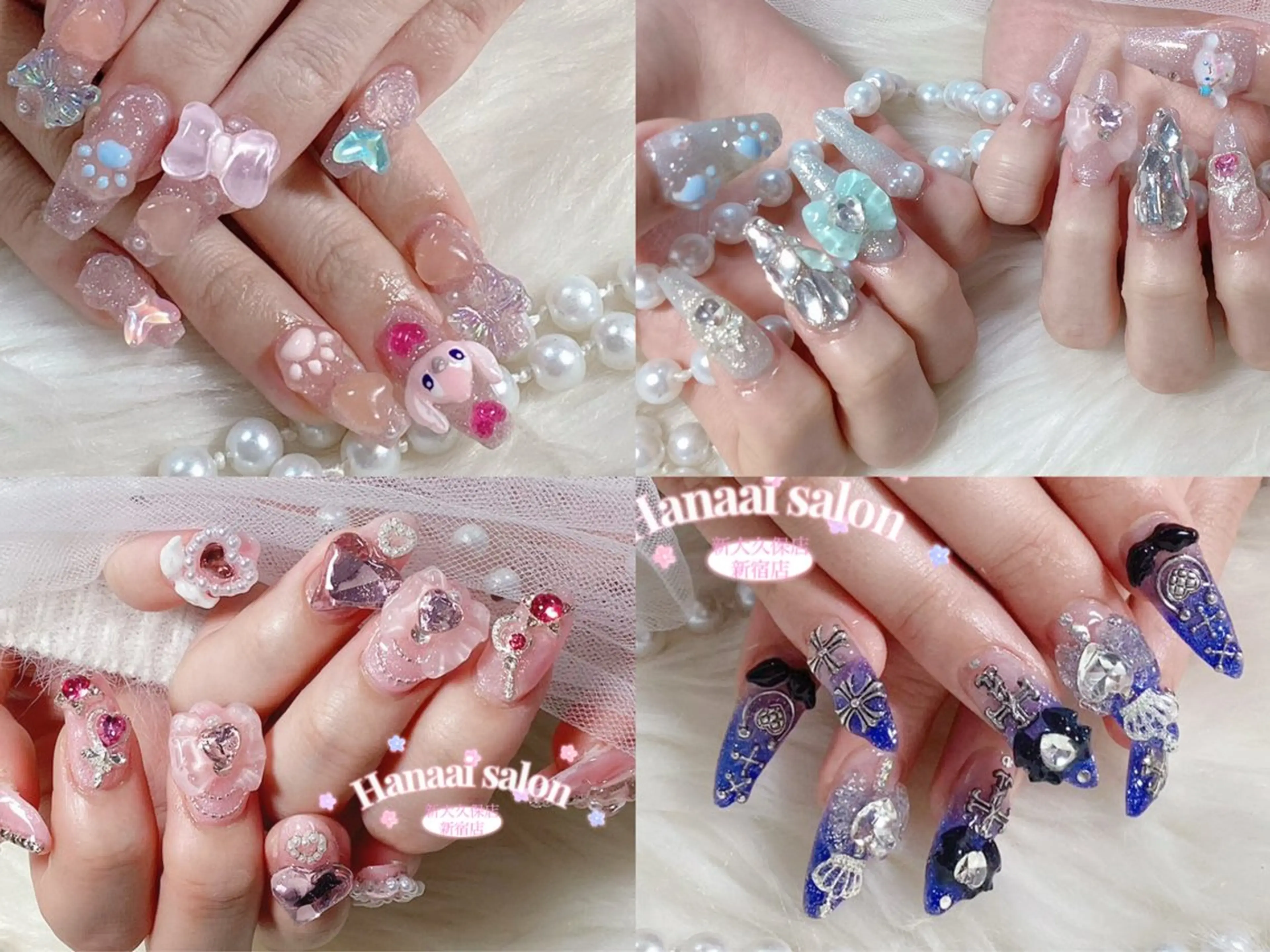 ネイル ハンドネイル Hanaai Salon新大久保店のネイルデザイン