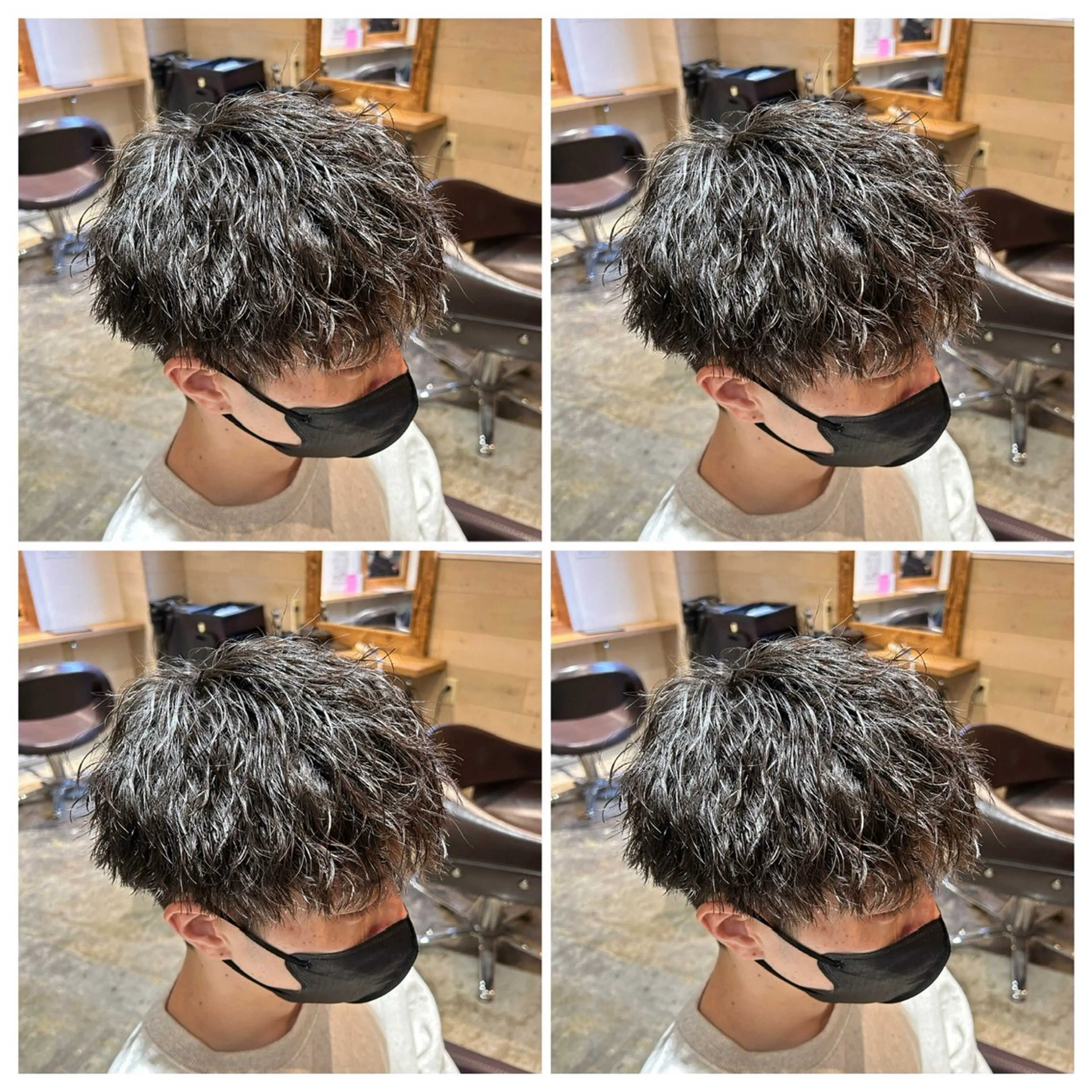 パーマ メンズ カット パーマ トリートメント 💎髪質改善／艶髪 荻原💎のヘアスタイル