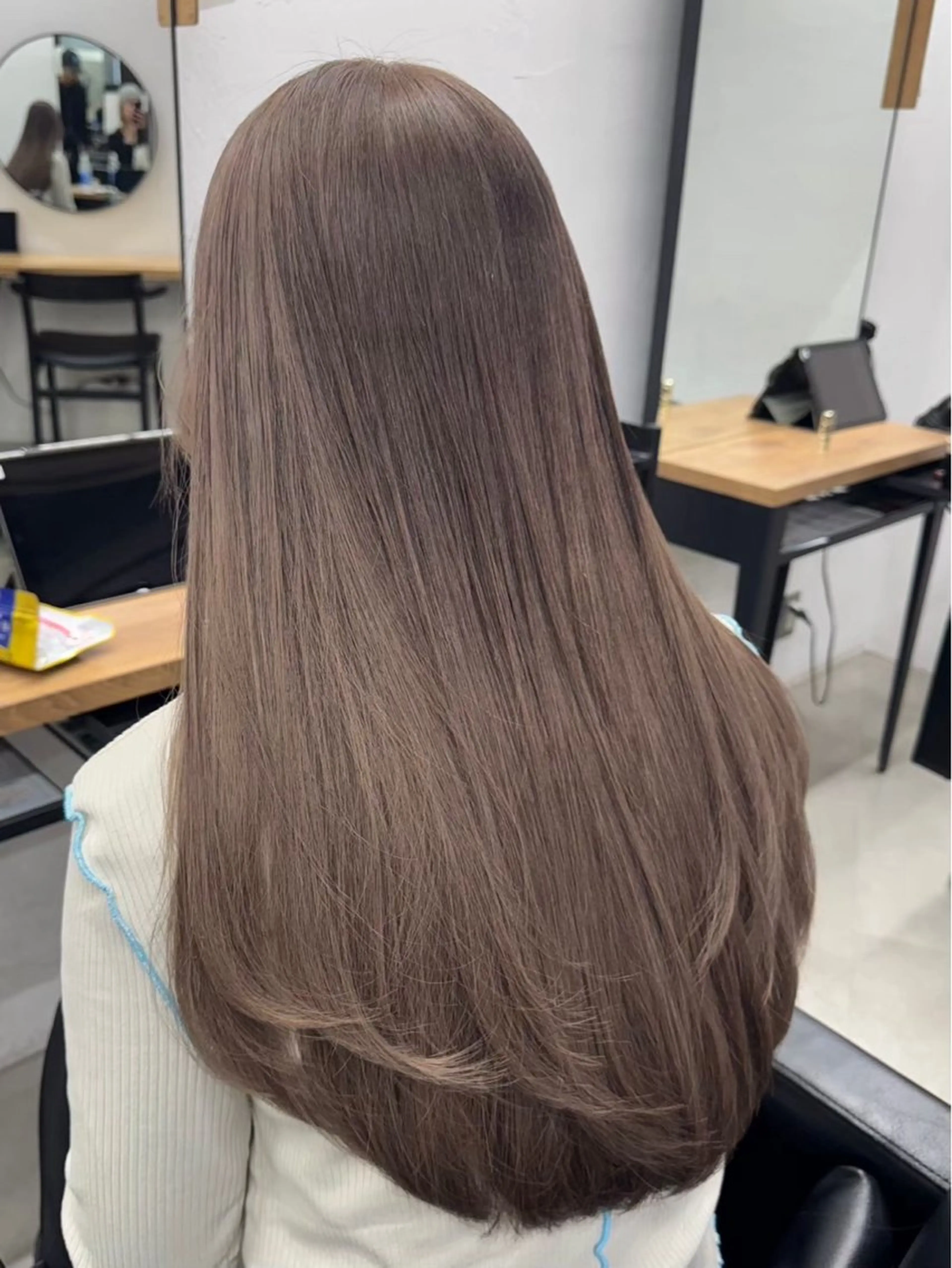 ロング カラー ヘアカラー ﾔﾏﾅｶ ﾘﾘｶ🫐 寒色系ｶﾗｰ🫐のヘアスタイル