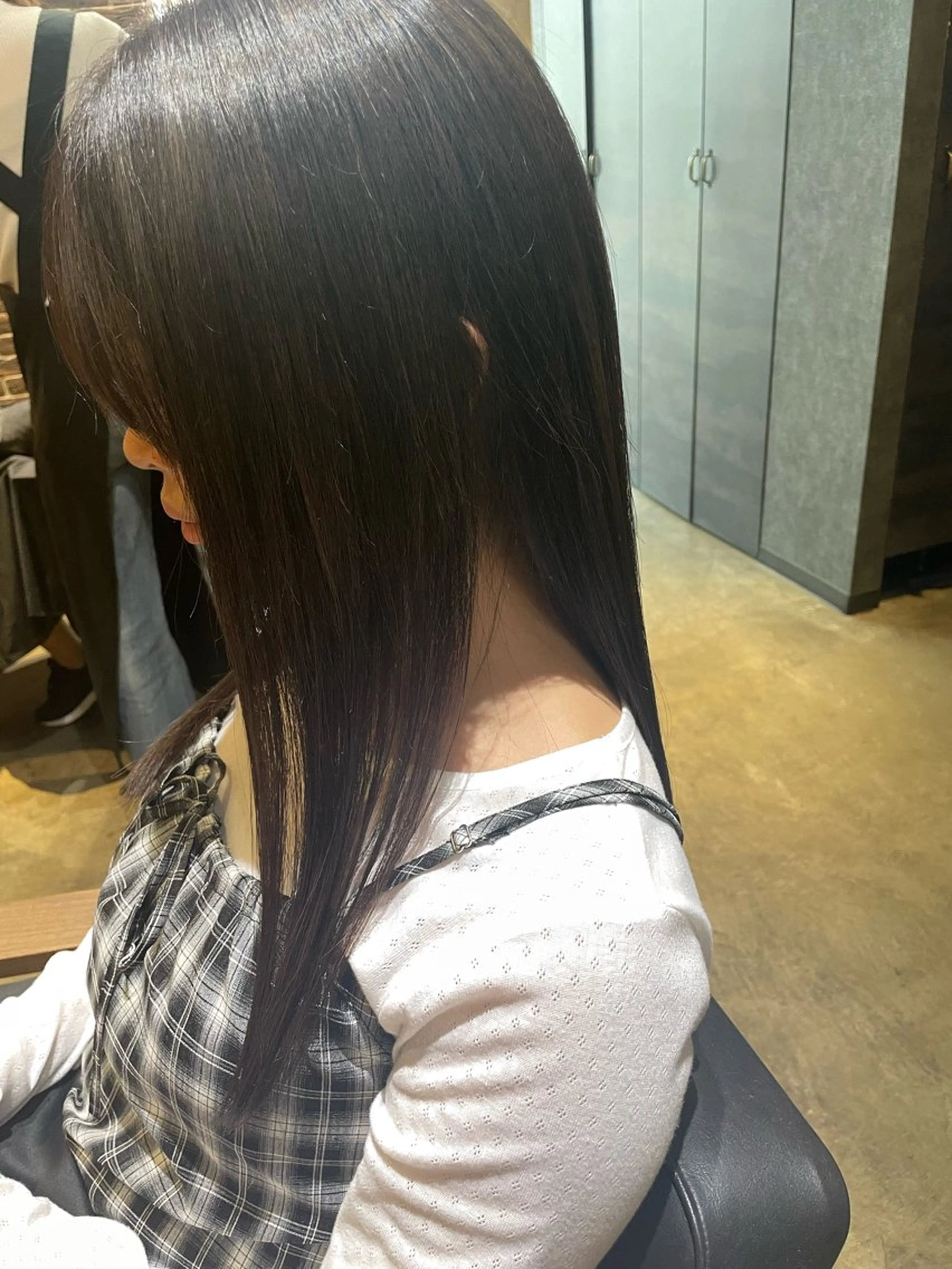 ロング カット 縮毛矯正 Hair salon 6所属・照井 奈保子のヘアスタイル