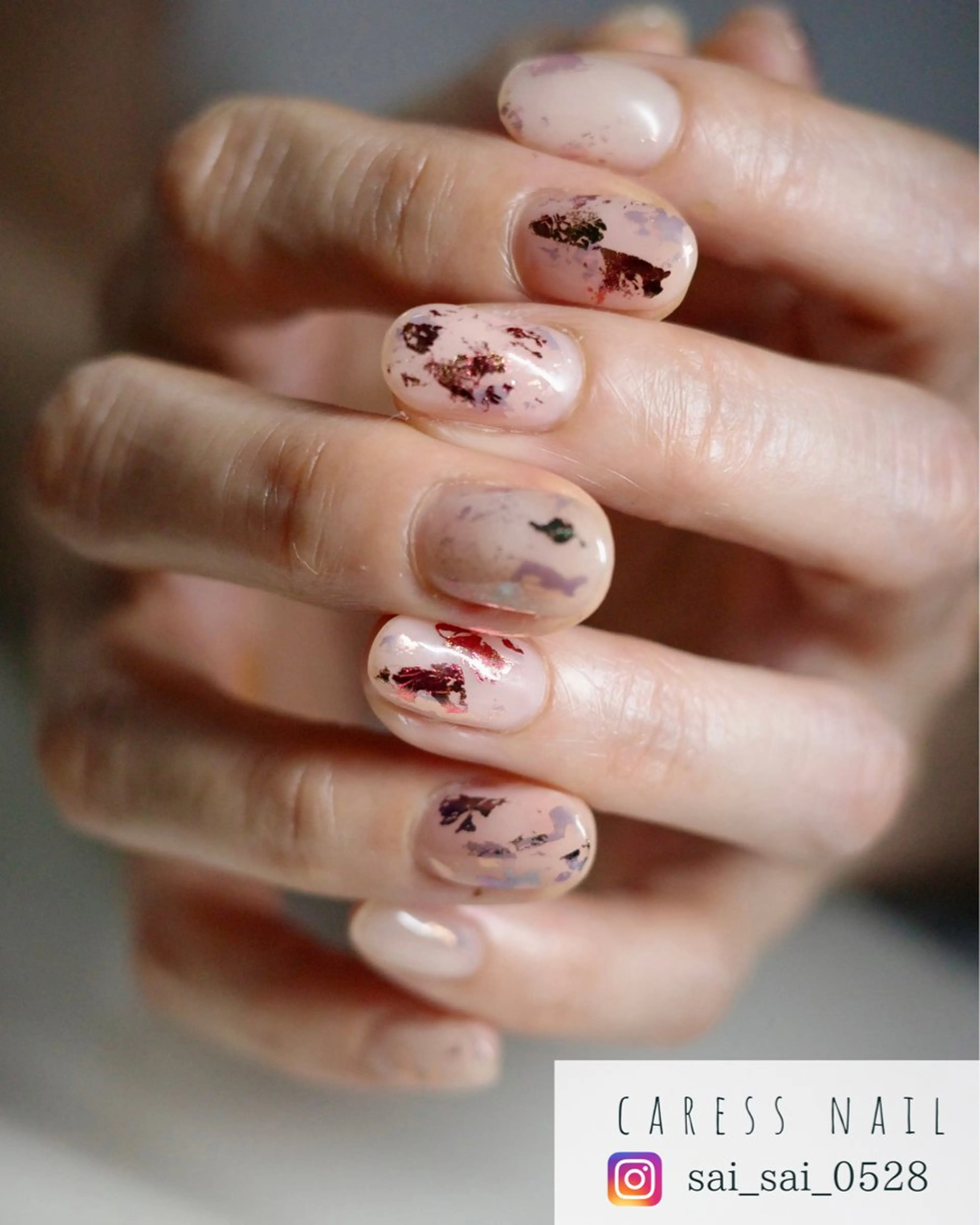 ネイル caress  nail カレスネイル　代々木上原所属・カレスネイル さいのネイルデザイン