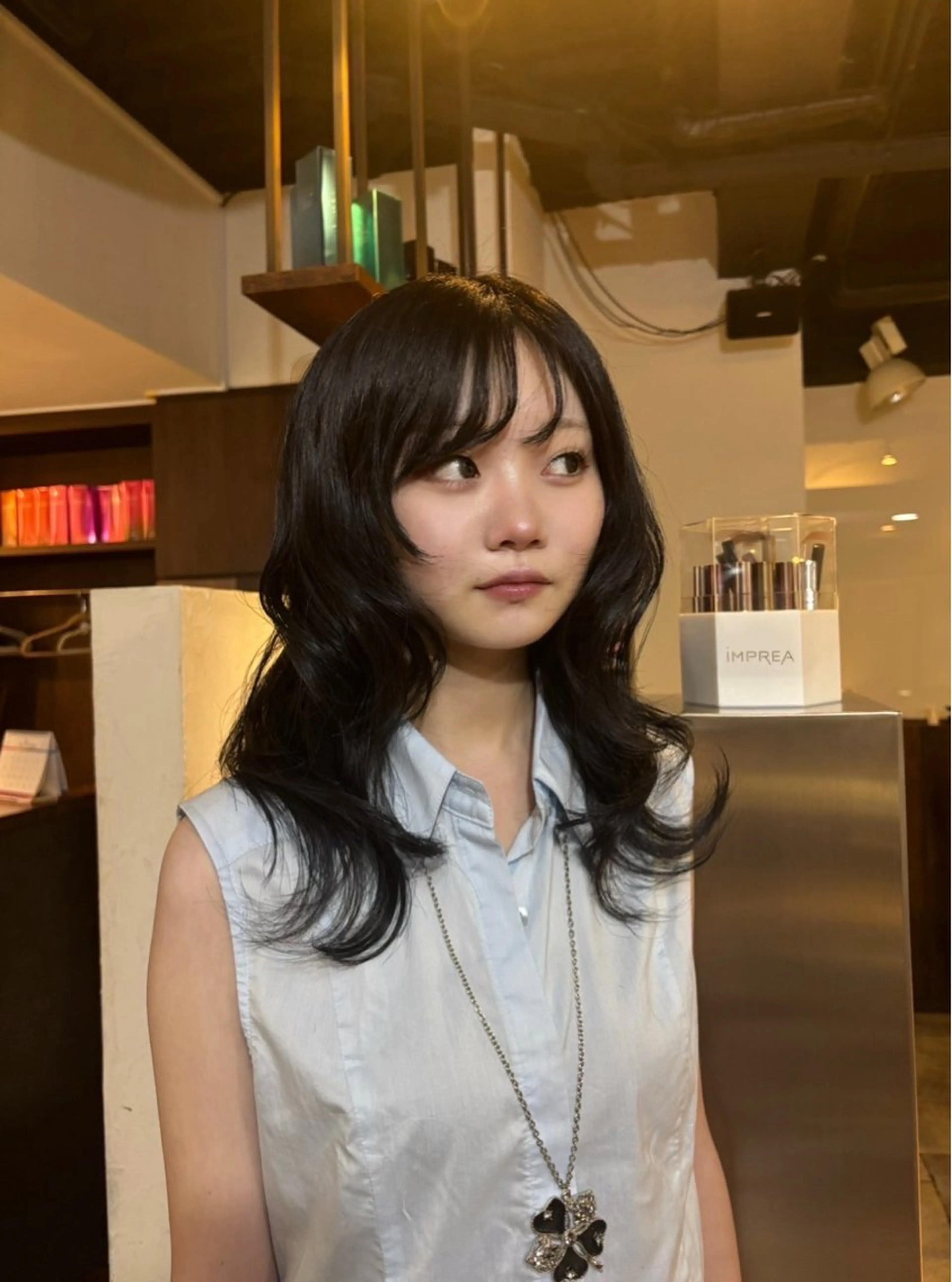 セミロング ハッシュカット 🩶韓国ヘア / カット¥0🩶フウカのヘアスタイル