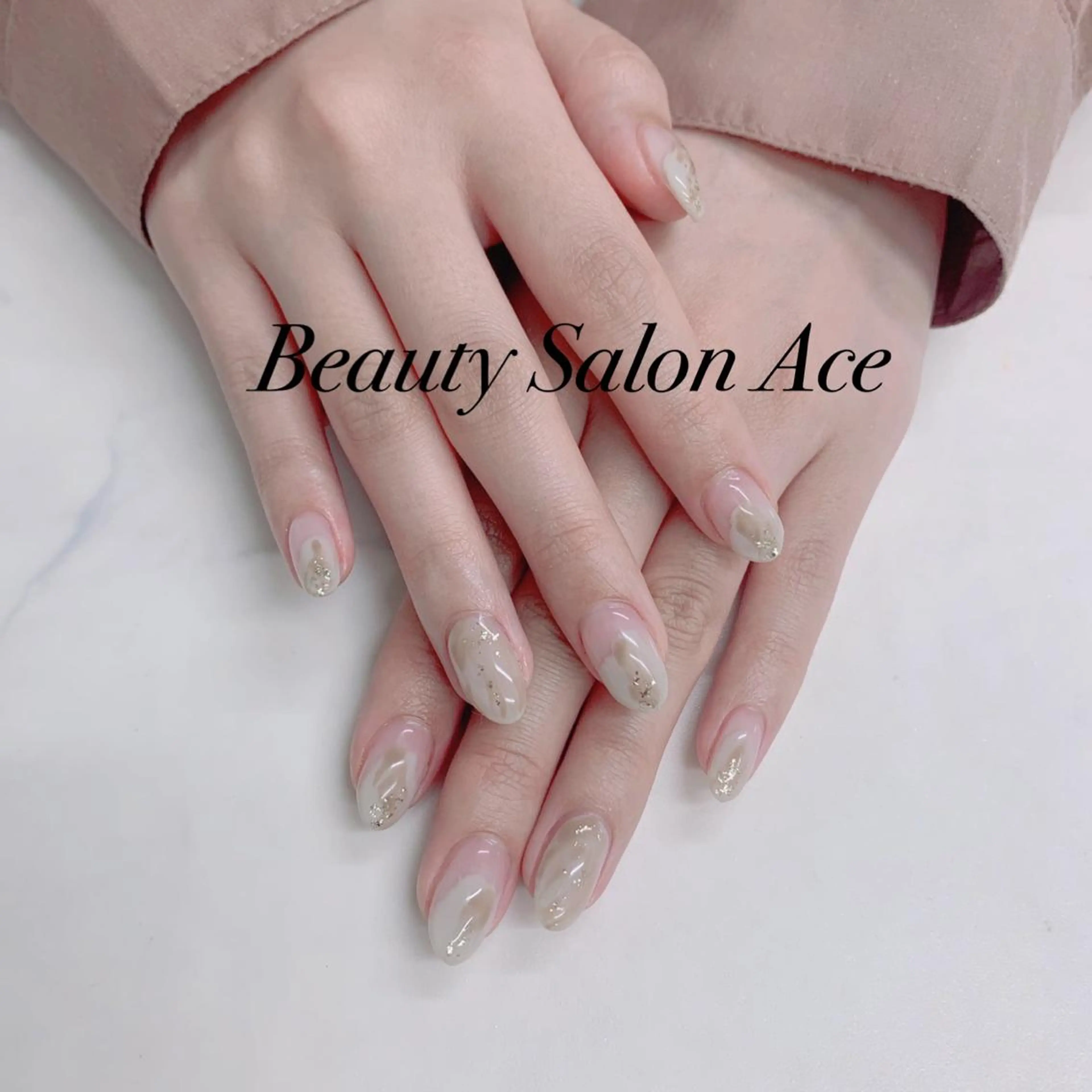 ネイル メンズネイル 春ネイル ハンドネイル ハンドケア Beauty Salon Ace(ネイルサロン エース)所属・池袋フィルイン Ace♡長さだしのネイルデザイン