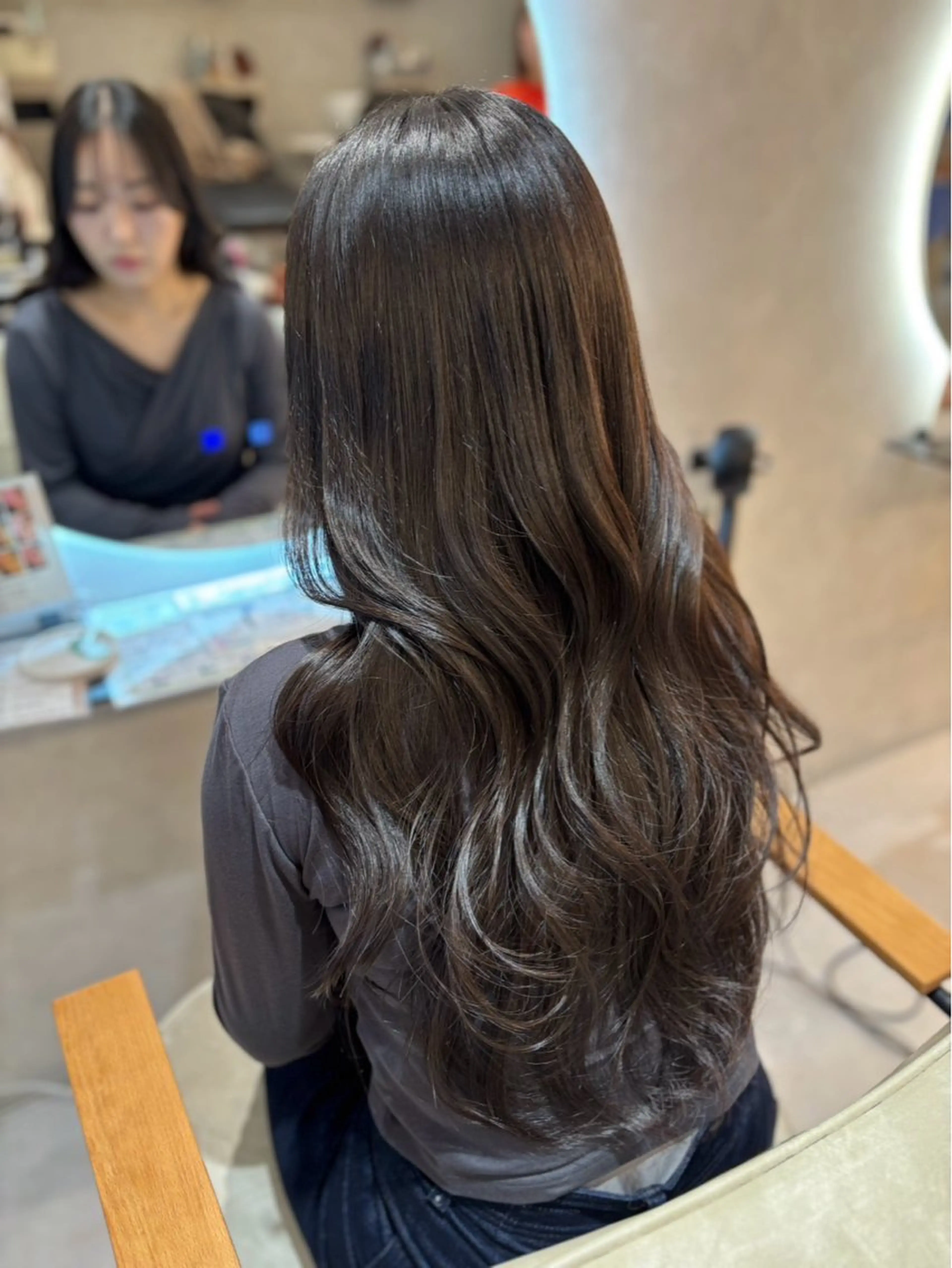 ロング カラー ヘアアレンジ 透明感カラー 梅田カラーモデル/ ヘアセット/美咲のヘアスタイル