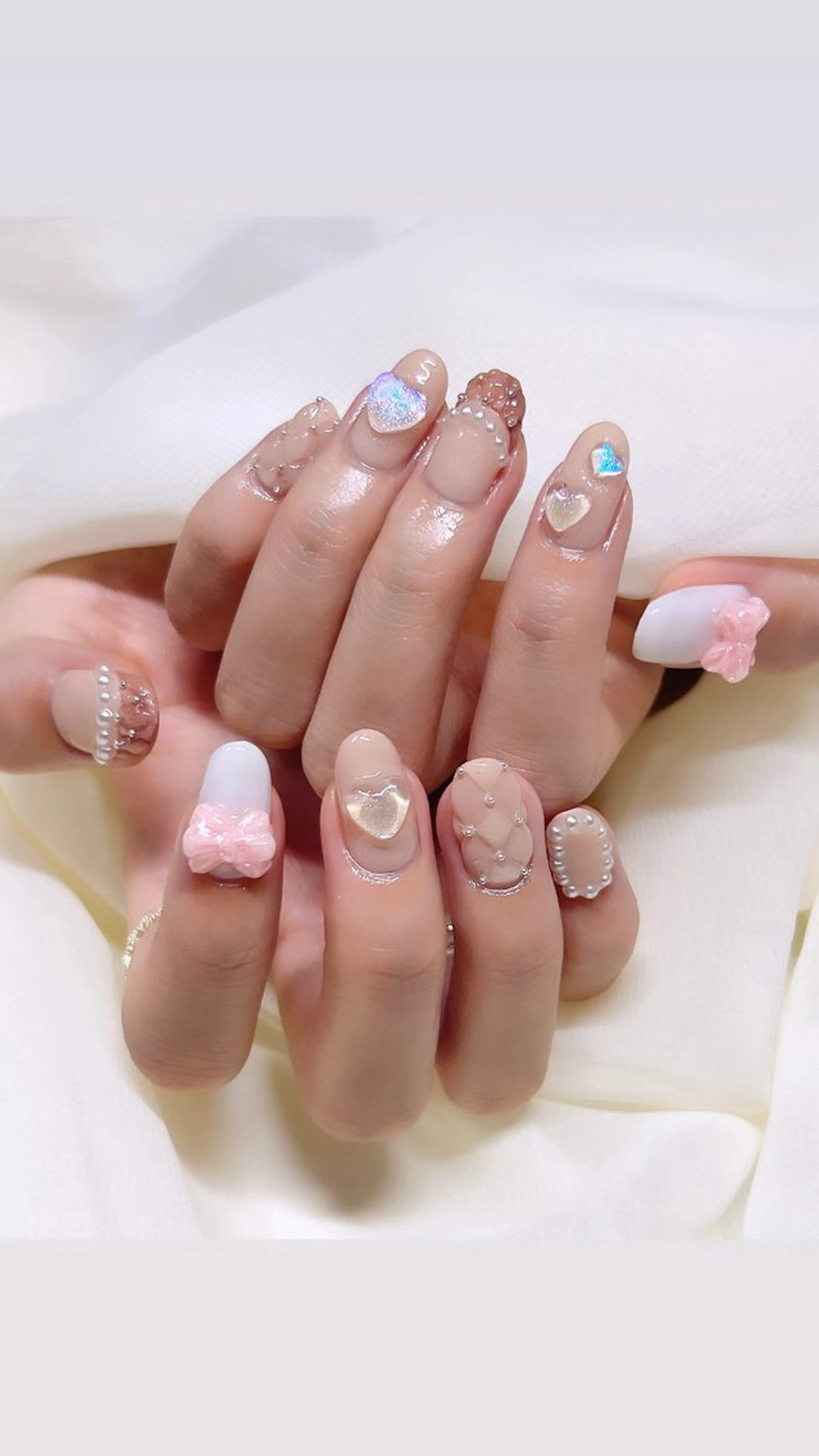ネイル ガーリー 持ち込み nail salon MUAのネイルデザイン