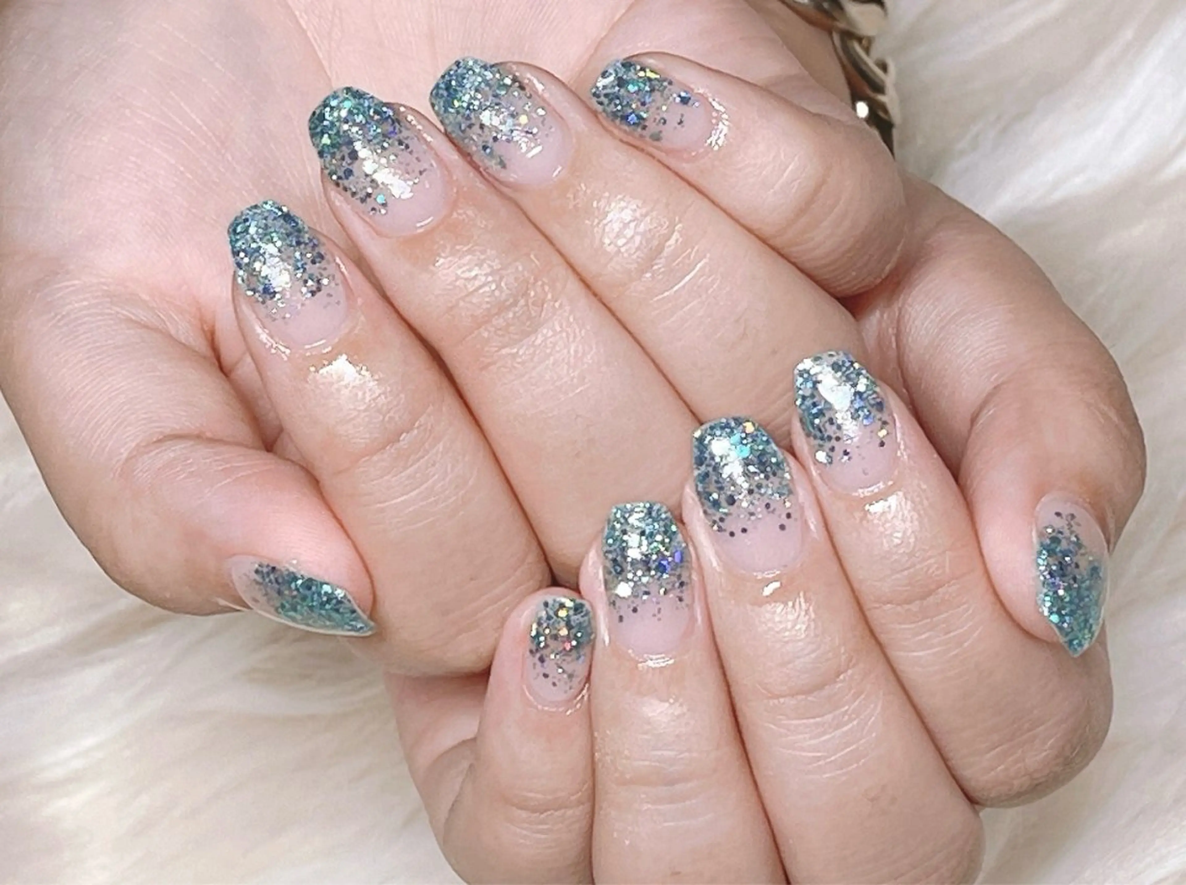 ネイル 長さ出し フットネイル フレンチネイル ジェルネイル グラデーション ハンドネイル Nail&eye Belire 新宿のネイルデザイン
