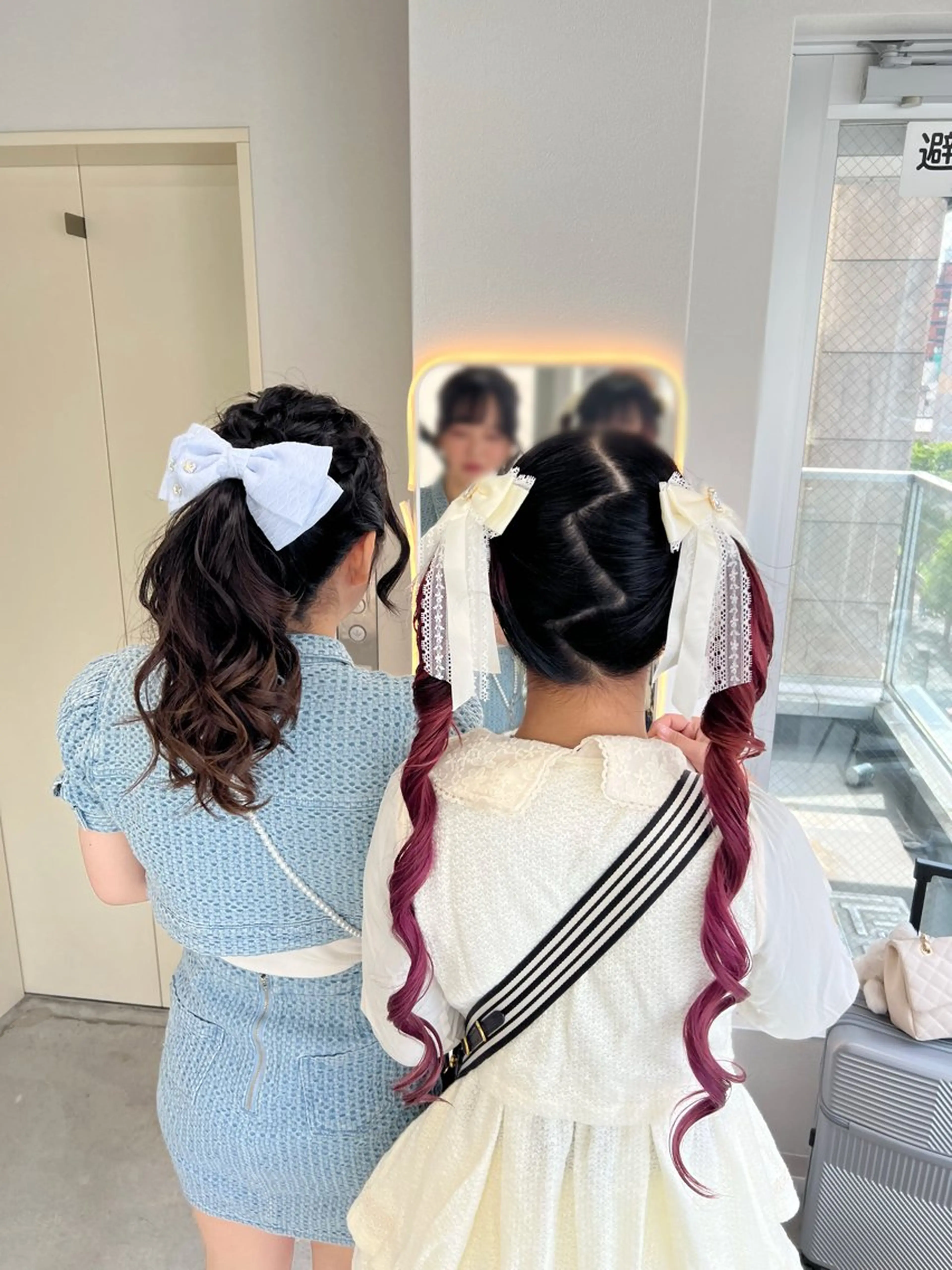 セミロング ヘアセット maya レイヤーカットのヘアスタイル