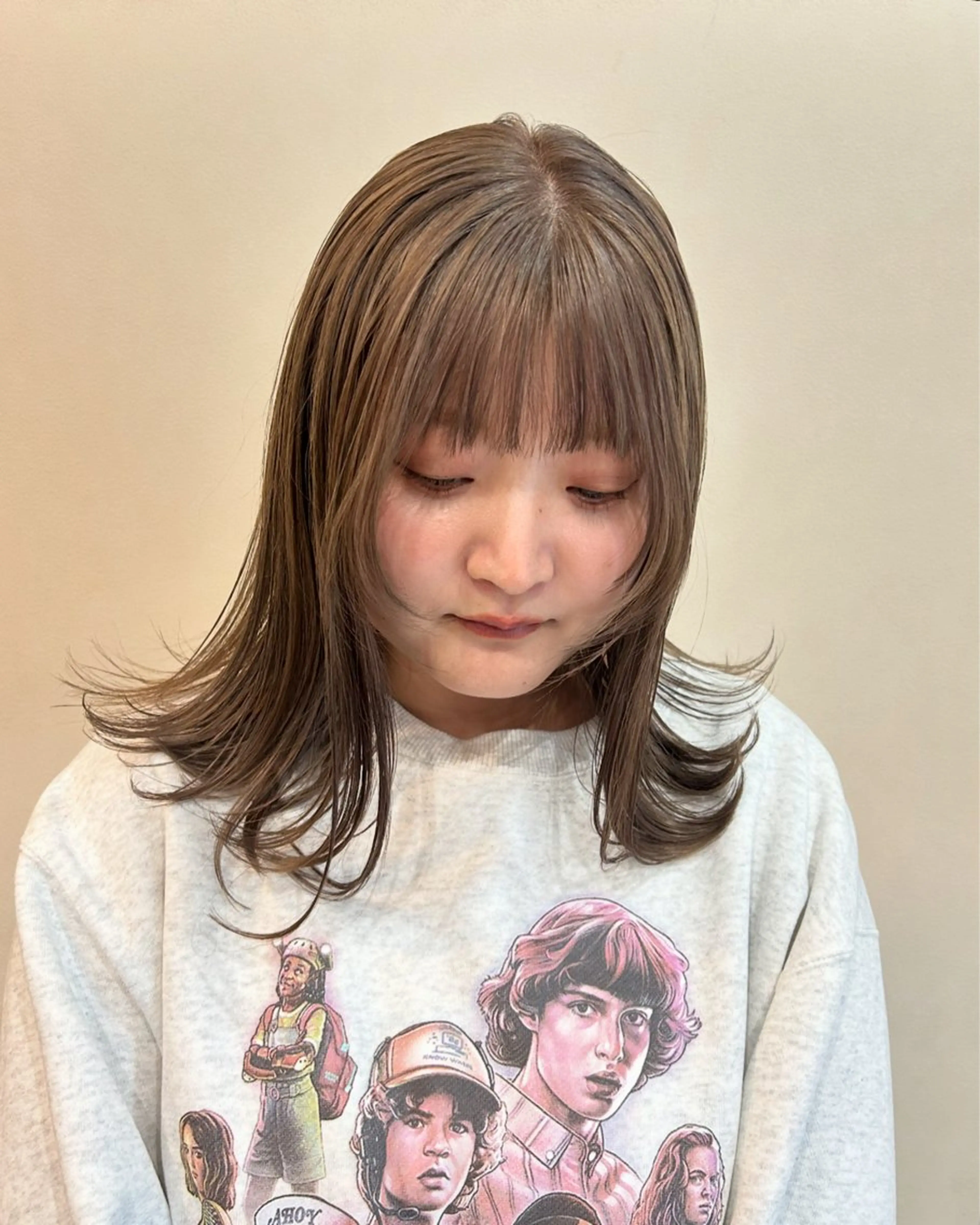 ロング カラー ブリーチ ボブ/透明感カラー 🧸YUI❤️のヘアスタイル