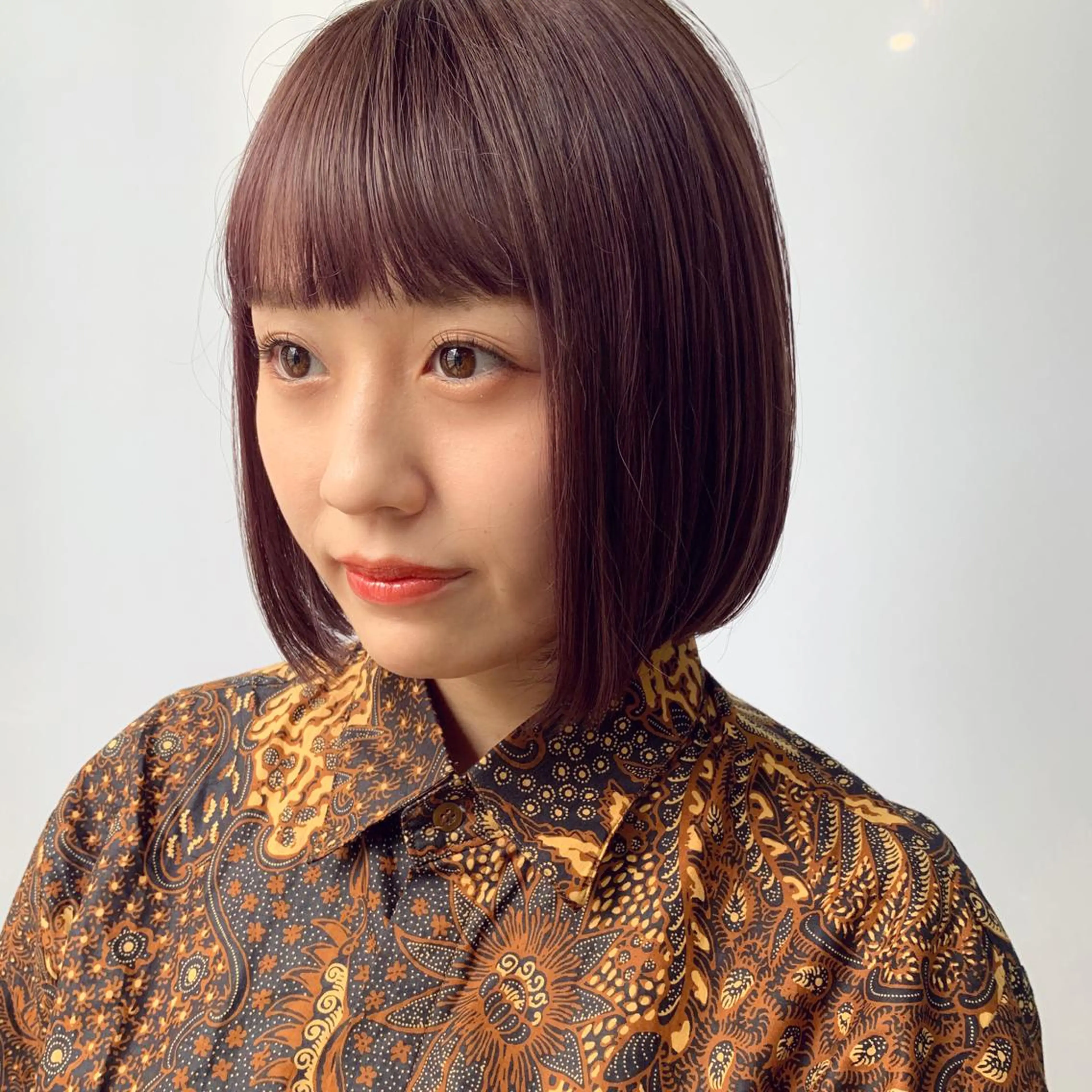 ショート カラー ブリーチ ラベンダーカラー ピンクカラー ピンクラベンダー 🎀taro ブリーチなしカラーのヘアスタイル