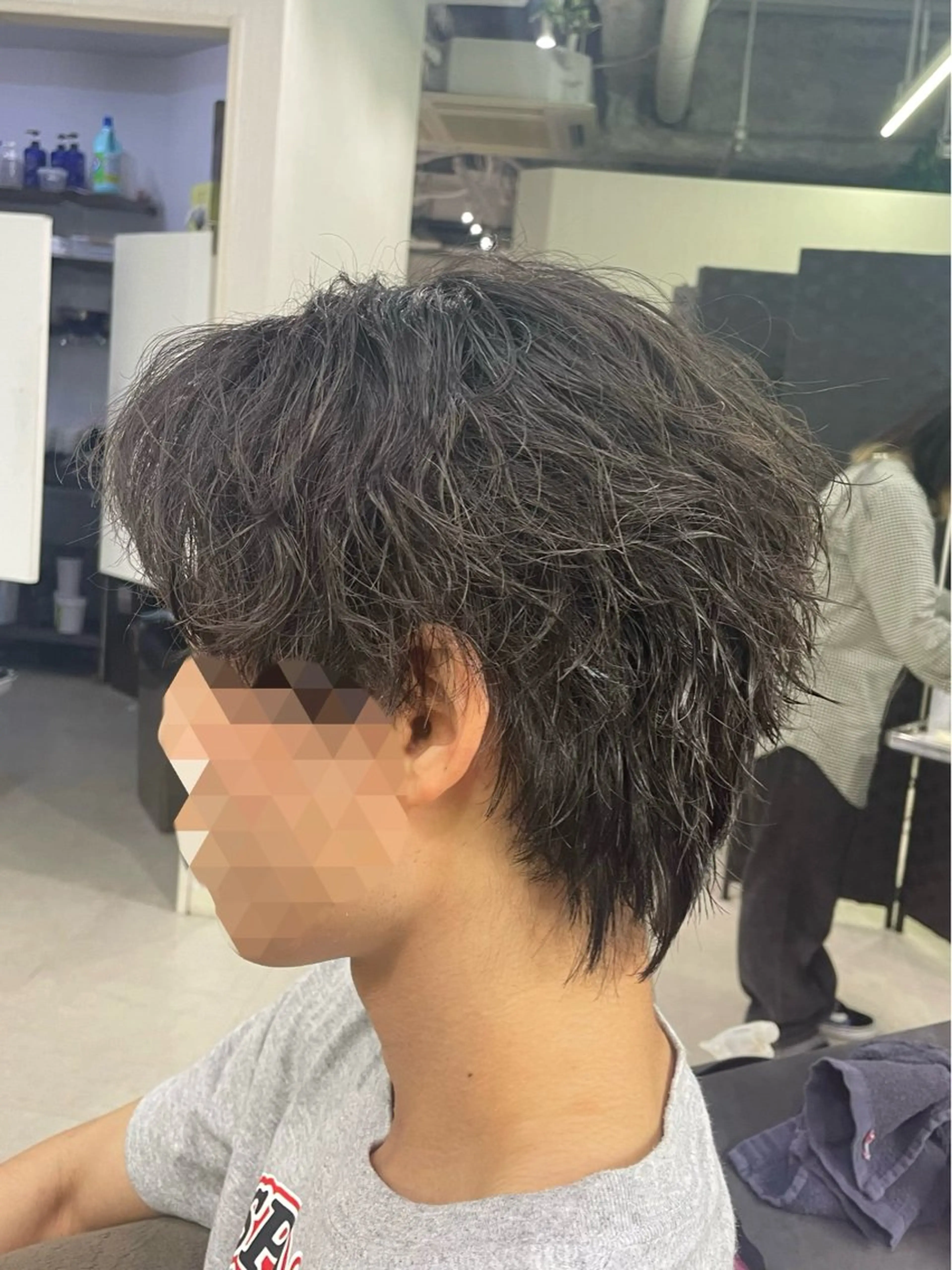 ショート パーマ 🫧メンズ・韓国風 カット🫧　mioのヘアスタイル