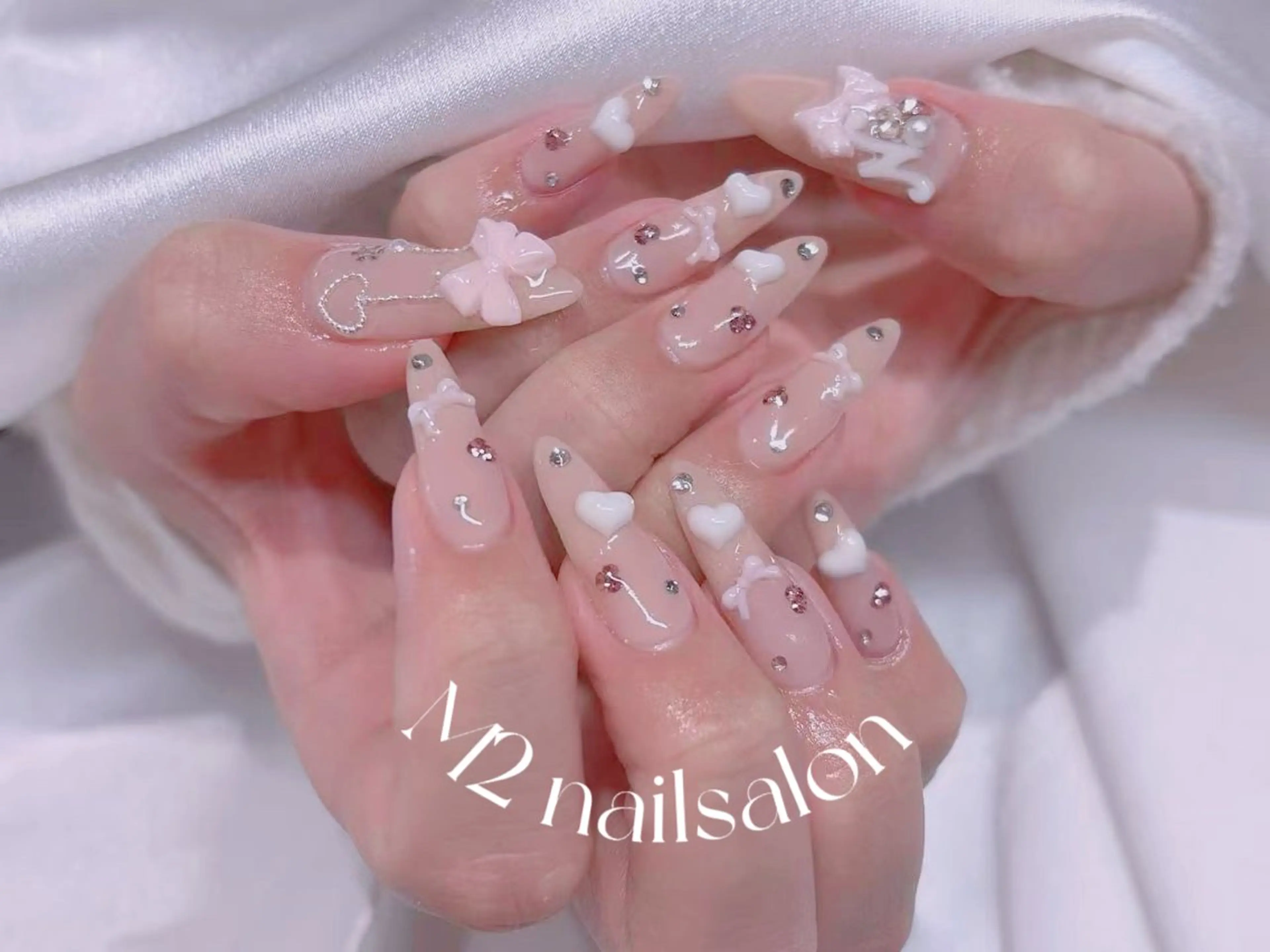 ネイル ハンドネイル 長さだし専門店 M2 rikaのネイルデザイン