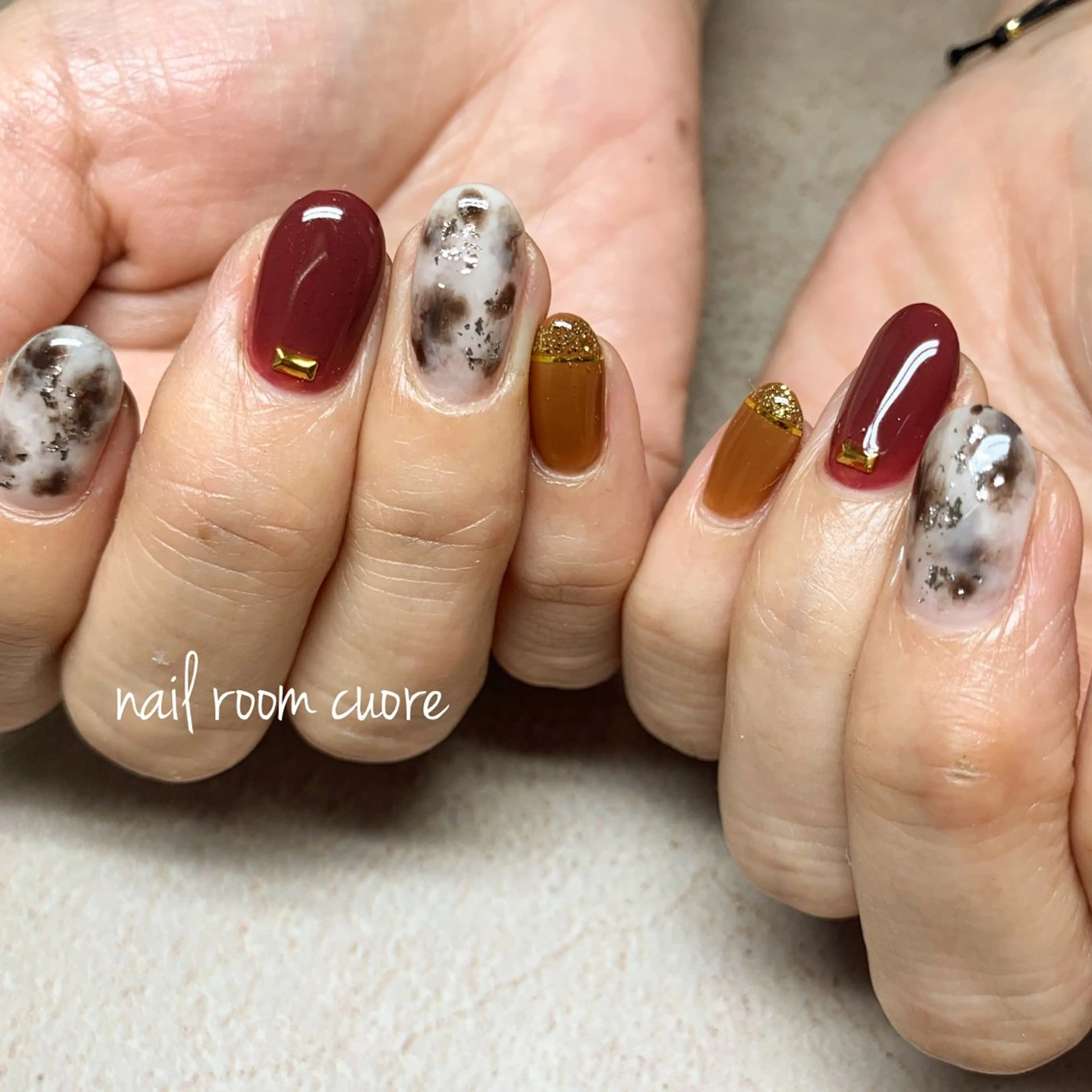 ネイル ハンドネイル nail room  cuore所属・松尾 典子のネイルデザイン