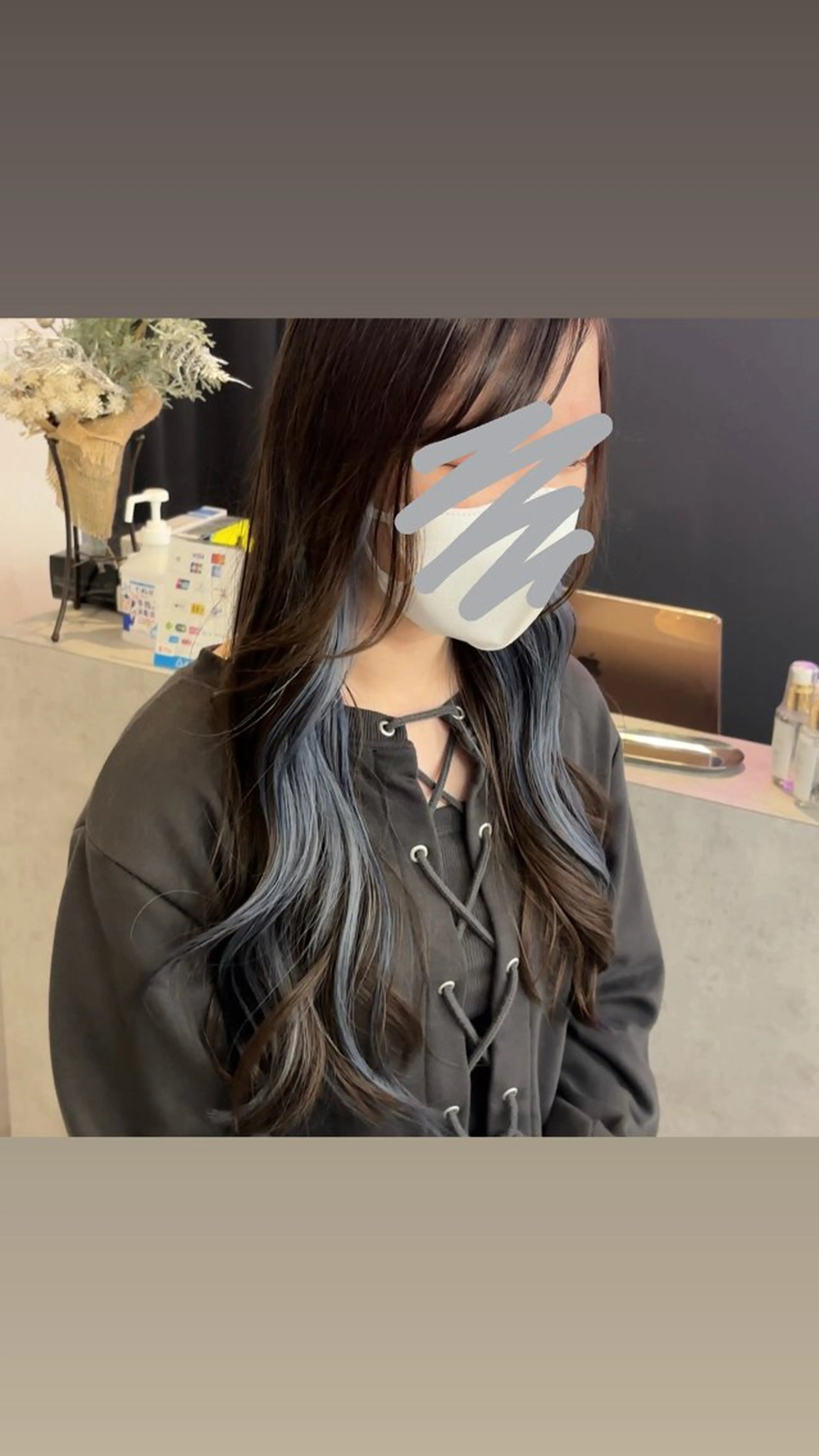 ロング カラー ヘアカラー Ren. 🦋デザインカラーのヘアスタイル
