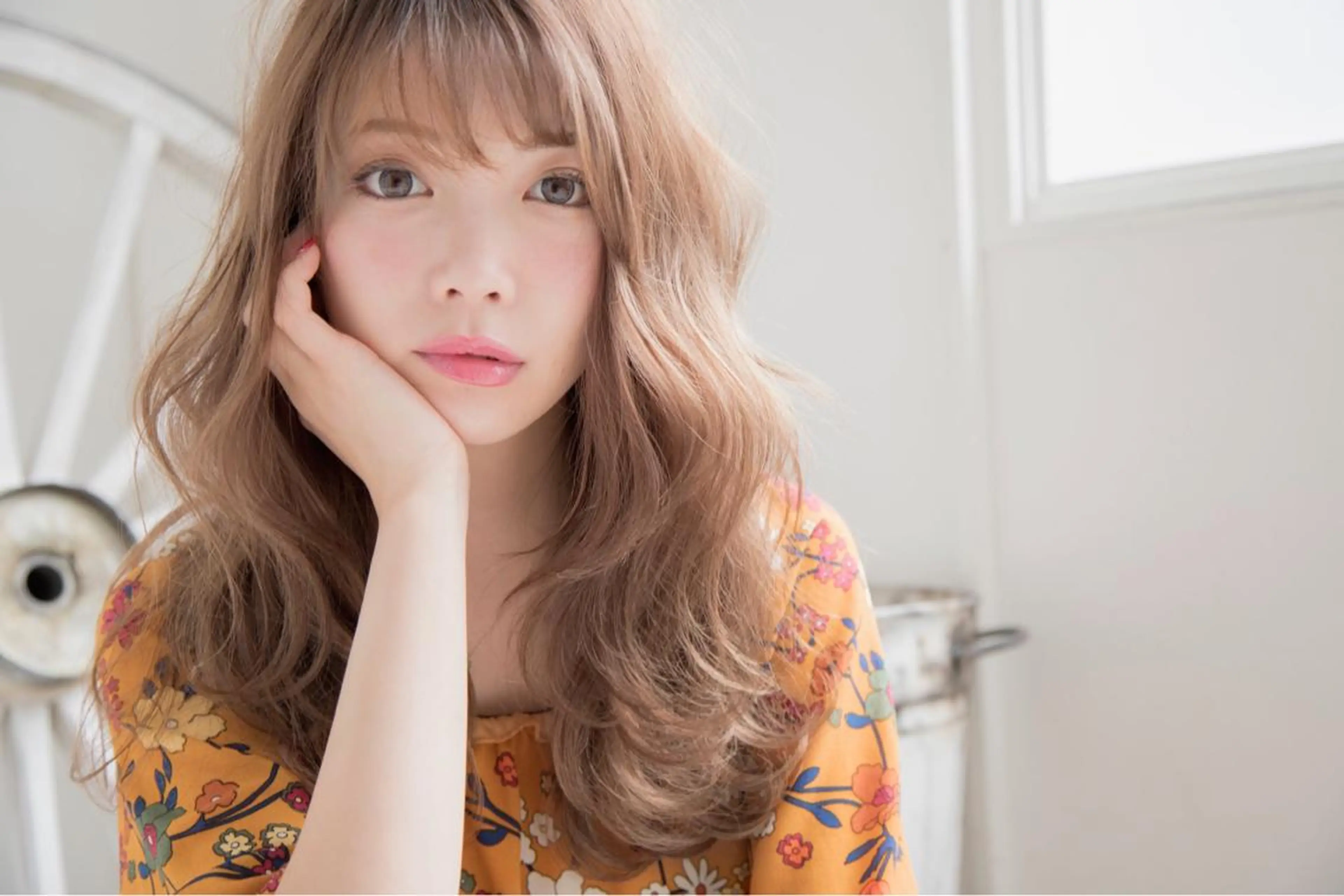 ロング カラー 松井 竜輝のヘアスタイル