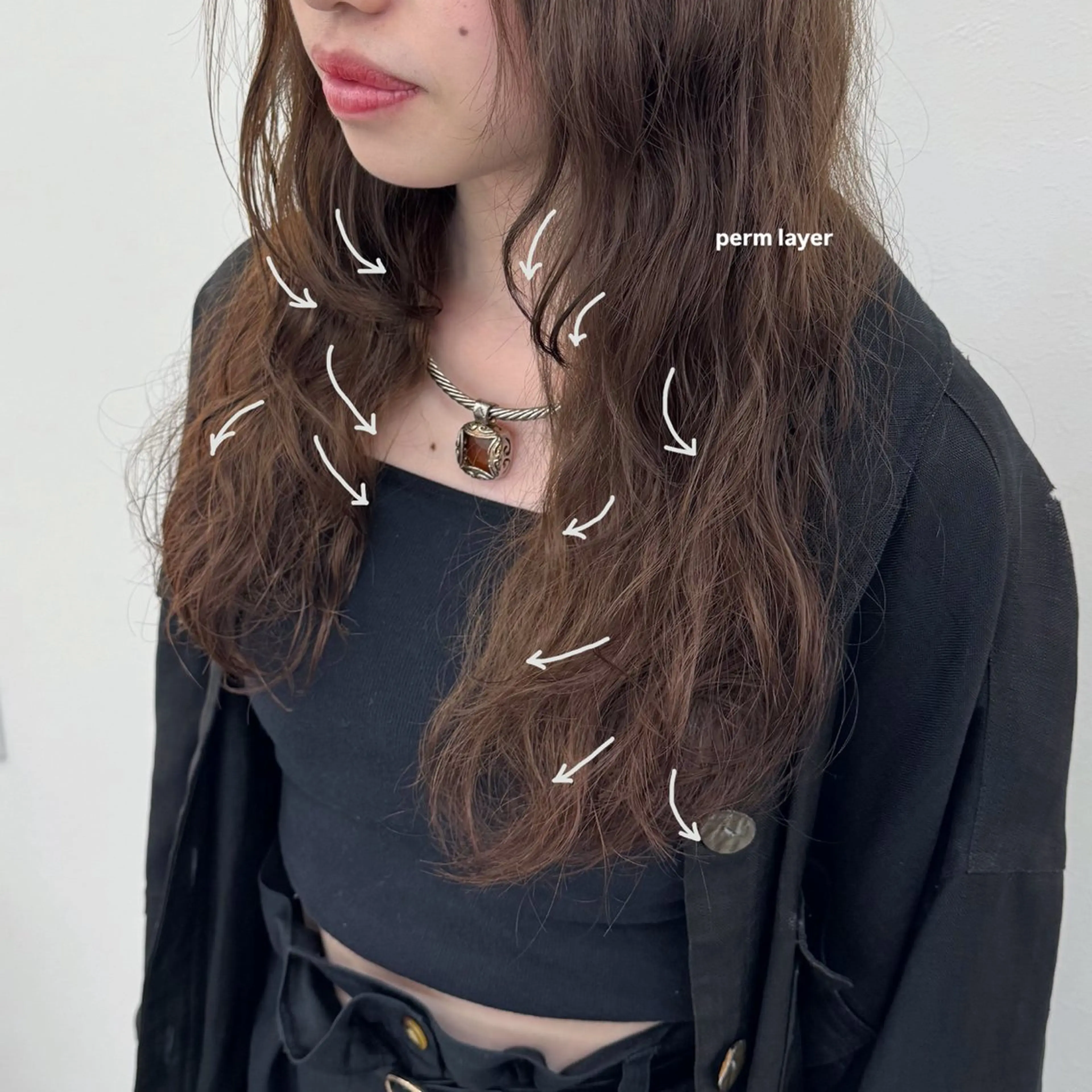 ロング Nene エクステモデル募集中のヘアスタイル