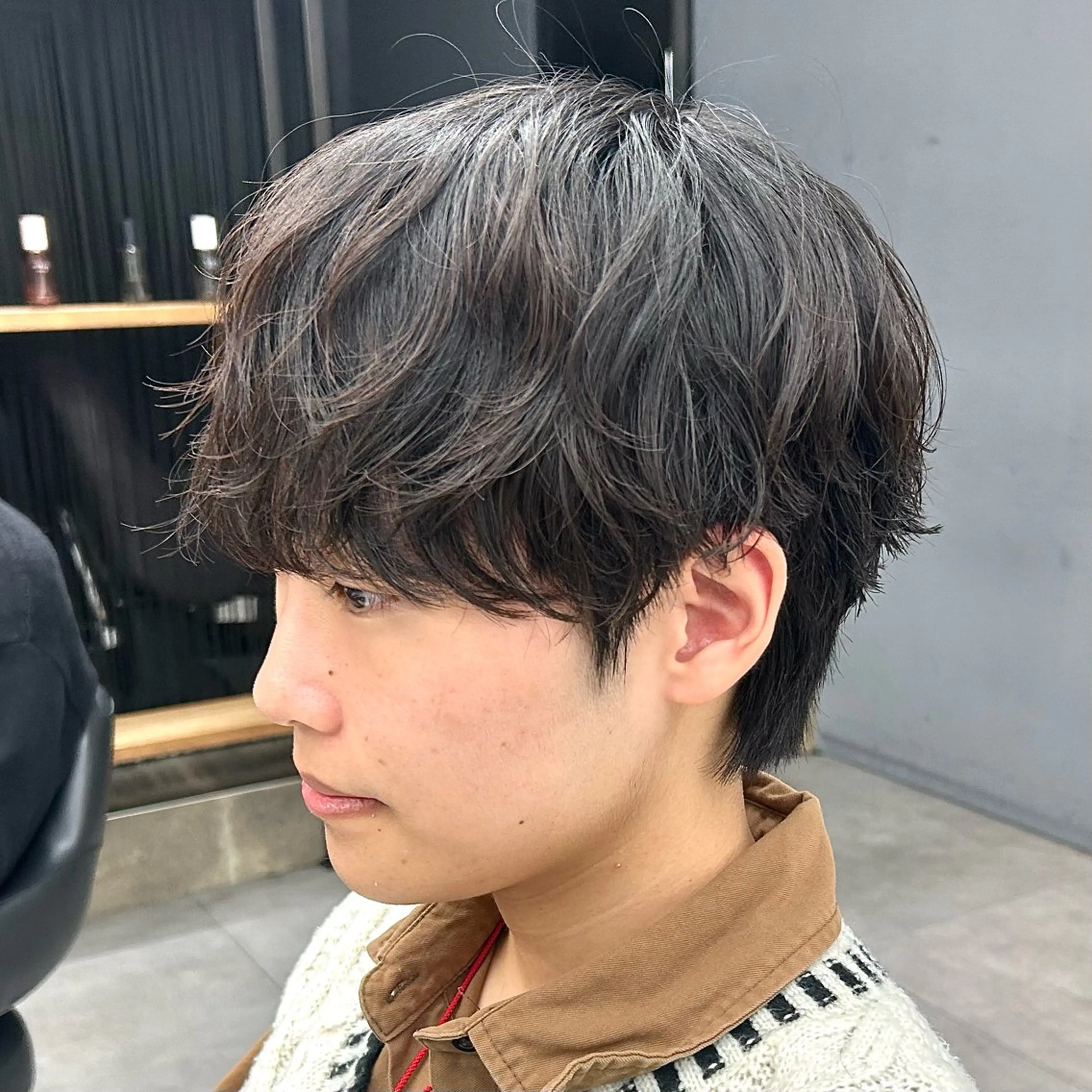 パーマ メンズ メンズパーマ ニュアンスパーマ カット パーマ トリートメント 韓国ヘア🇰🇷 メンズパーマ/つかさのヘアスタイル