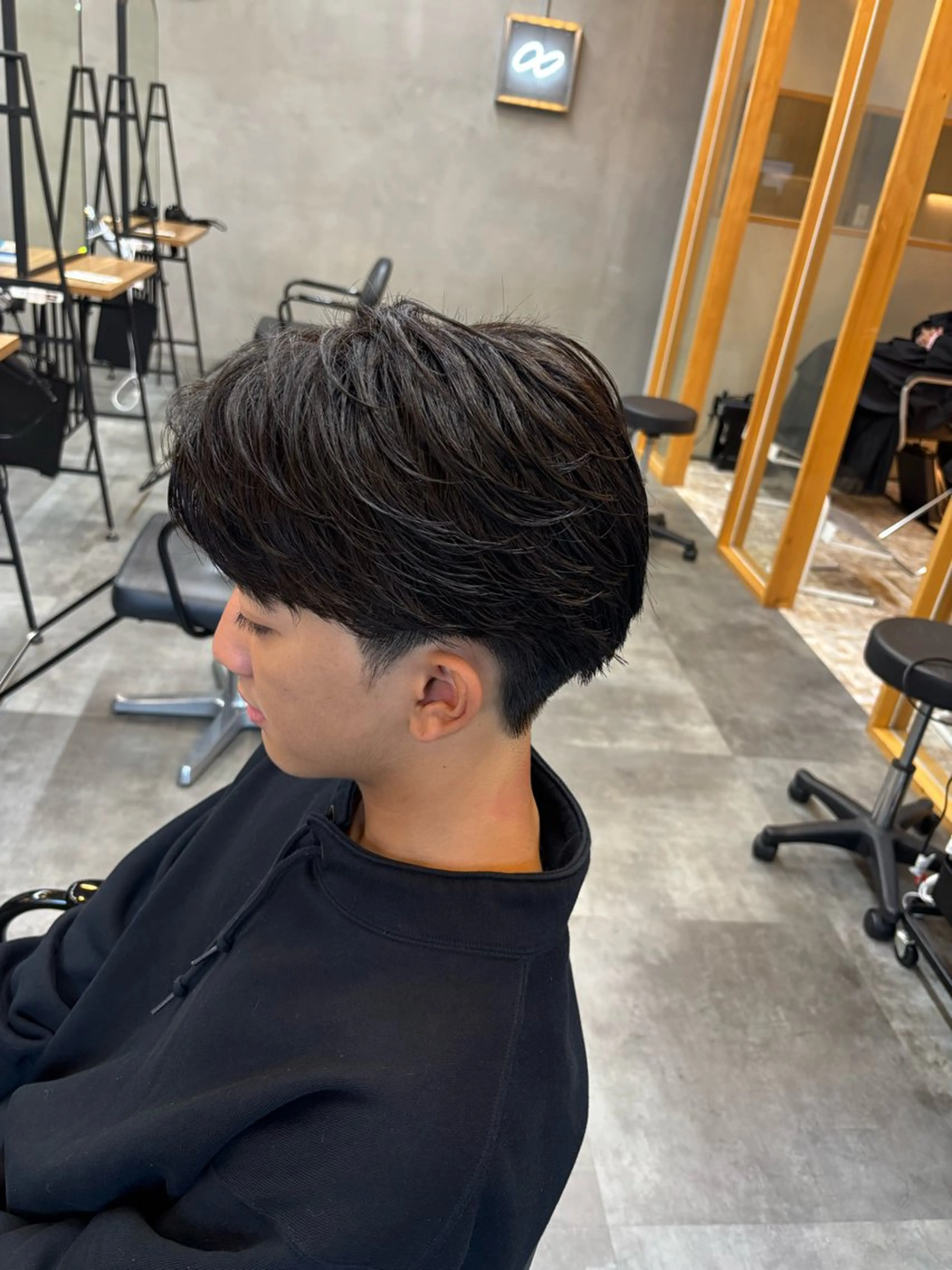 ショート メンズ カット パーマ 鹿児島 TSUBASAのヘアスタイル