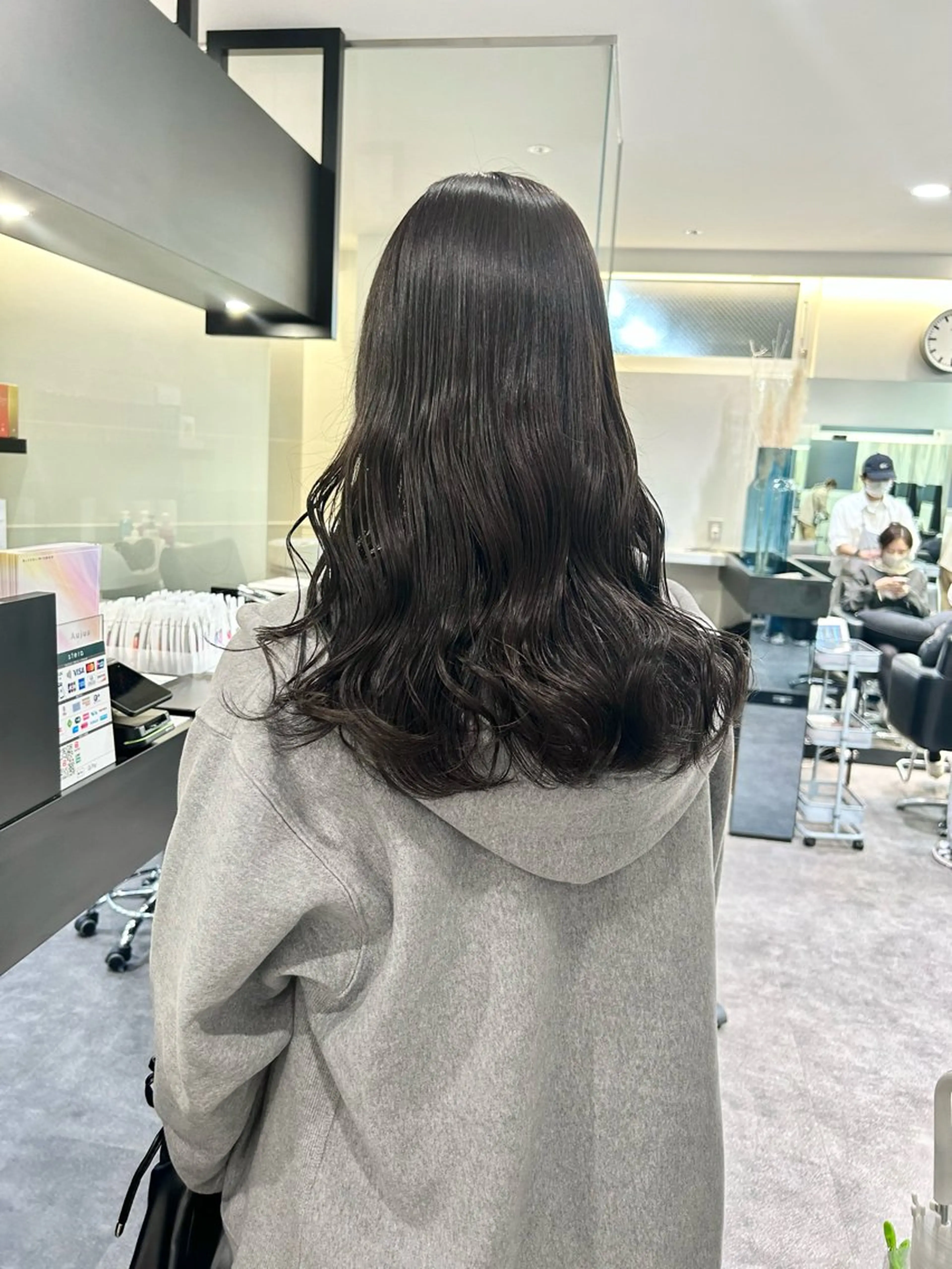 ロング カラー 透明感カラー グレージュ 🎀ヘアセット透明感 /REINA🎀のヘアスタイル
