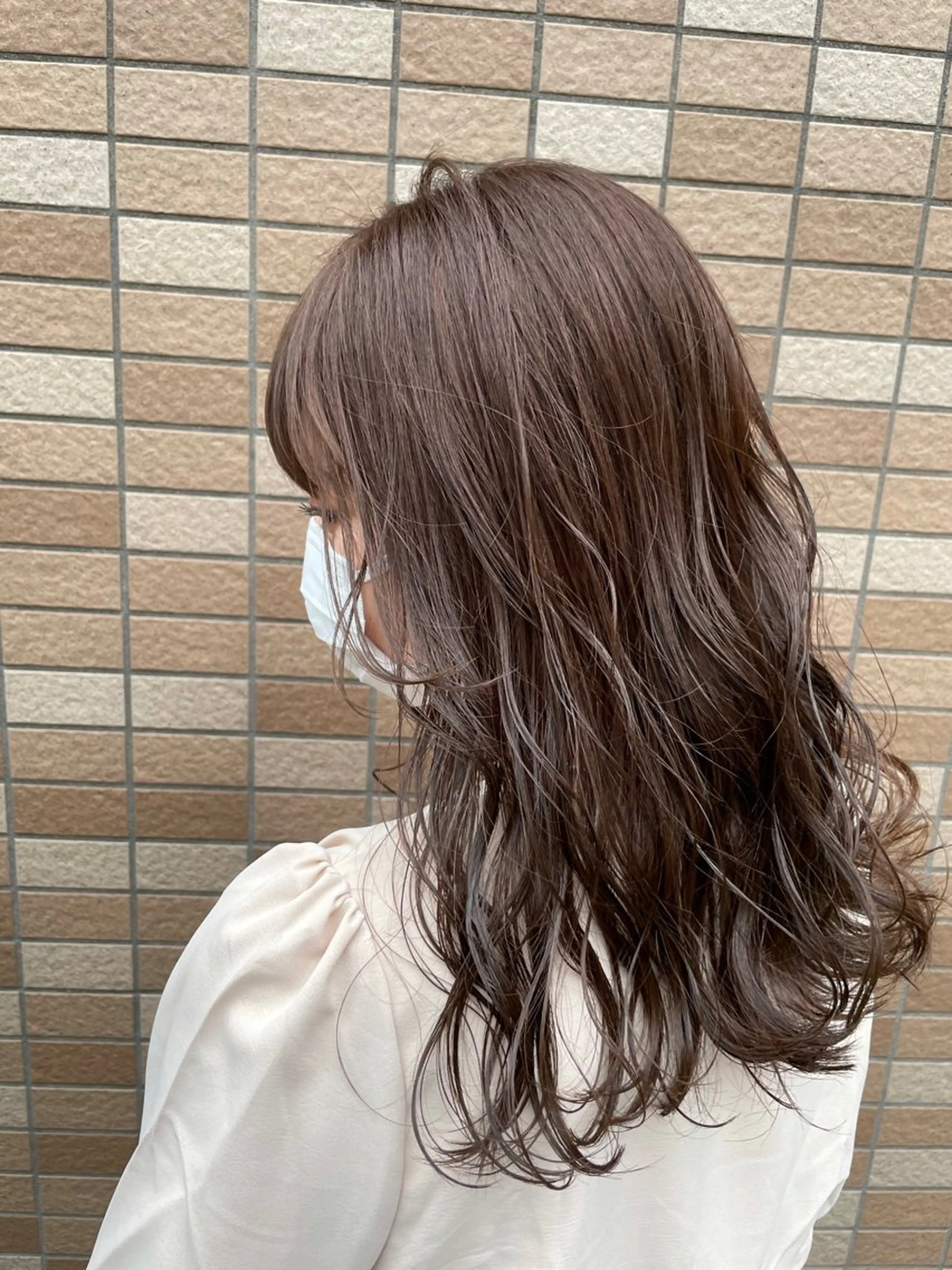 ロング カラー カット ヘアカラー トリートメント 飯田 祥哉のヘアスタイル
