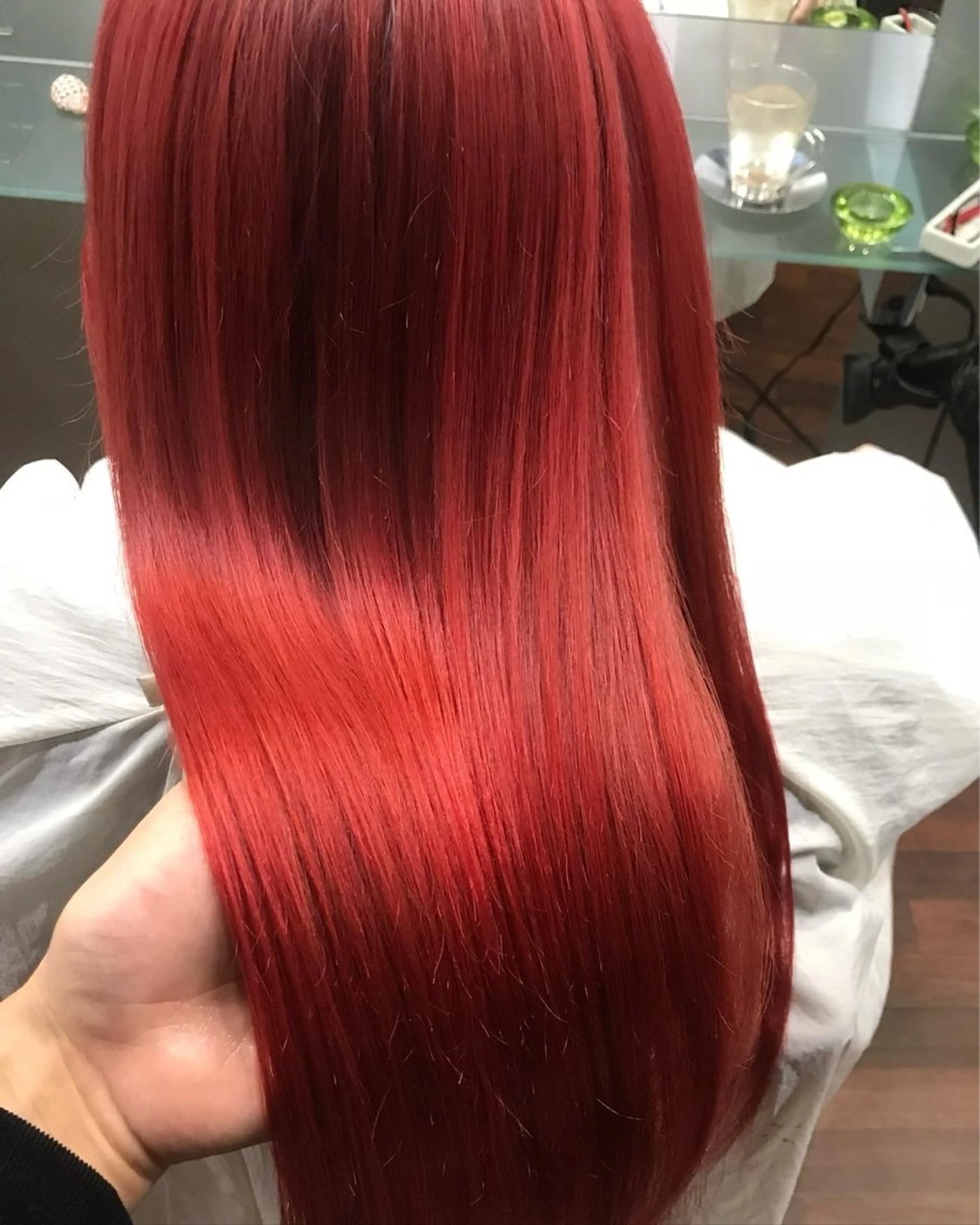 🎀カラー＋エスタブリッシュ3stepトリートメントの写真