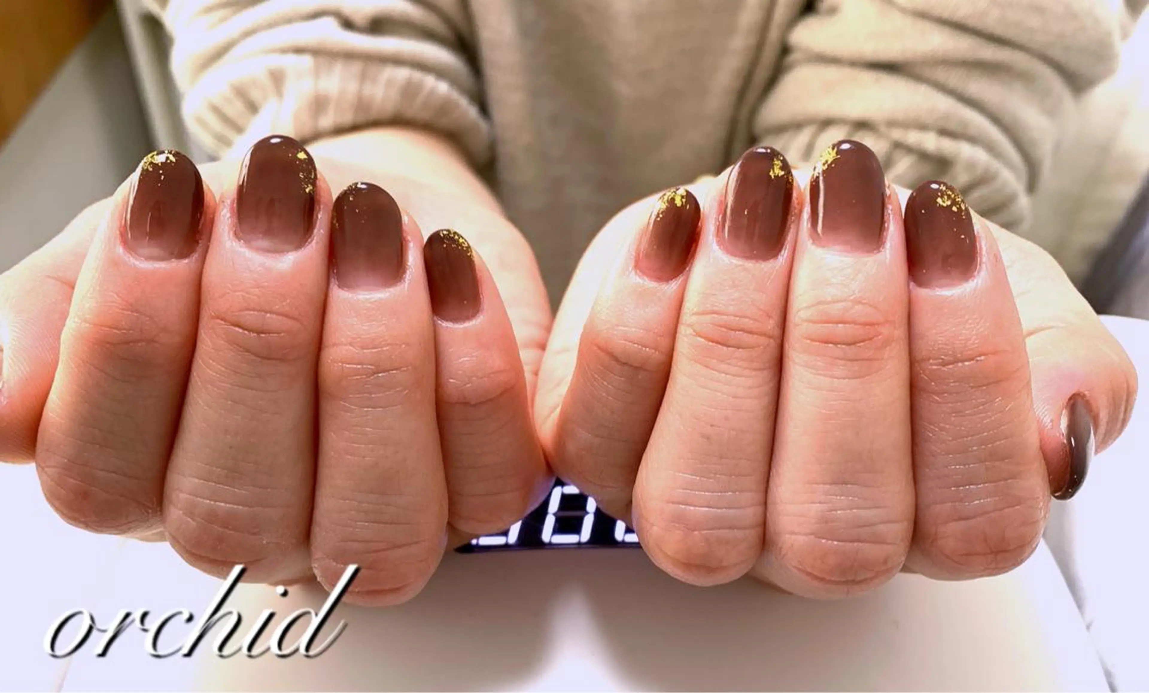 ネイル バレンタイン orchid ♡オーキッドのネイルデザイン