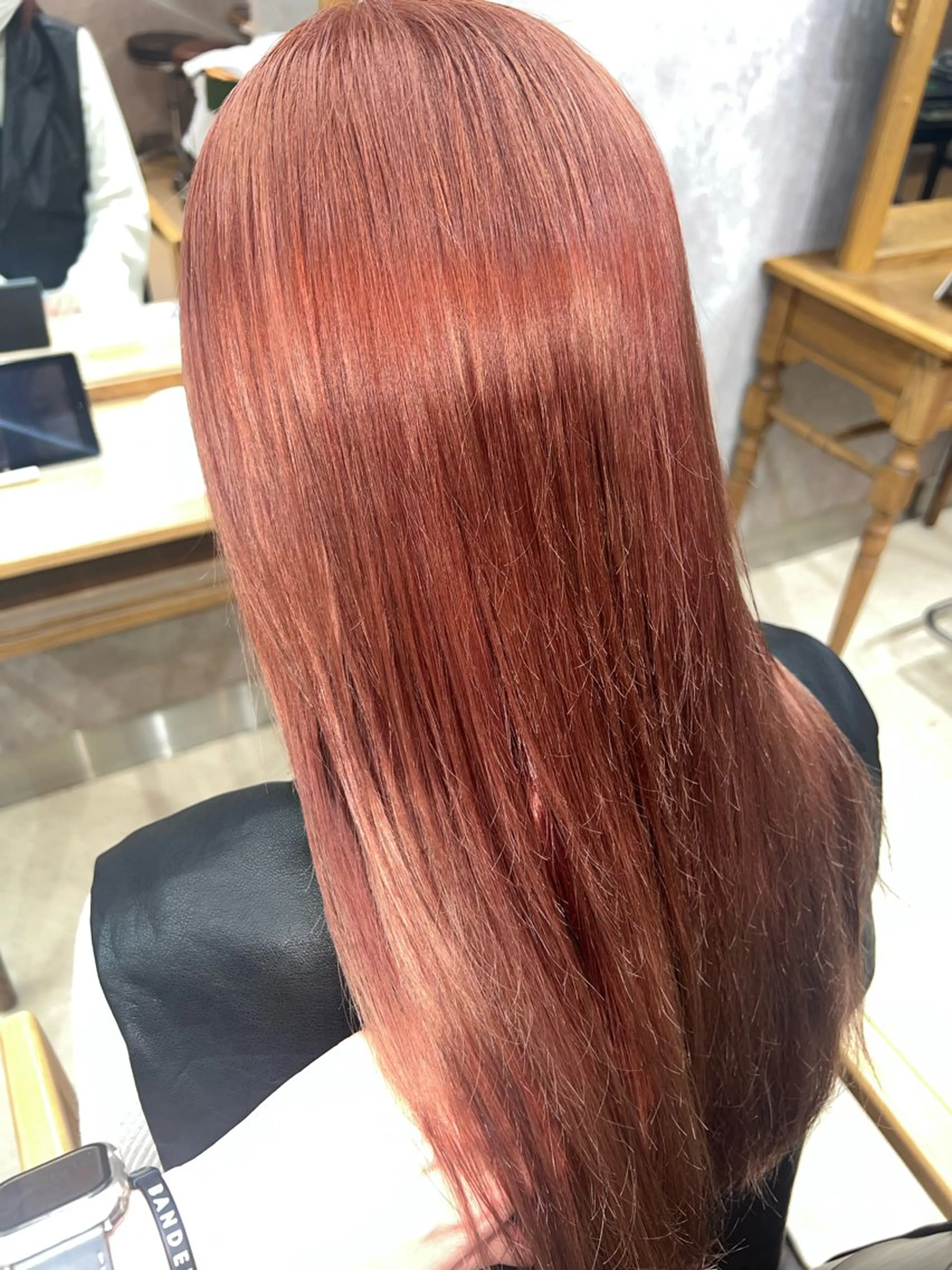 ロング カラー ブリーチ ブラウンカラー ダブルカラー ピンクカラー レッドカラー ヘアカラー 🌻belle /JUMA🌻のヘアスタイル
