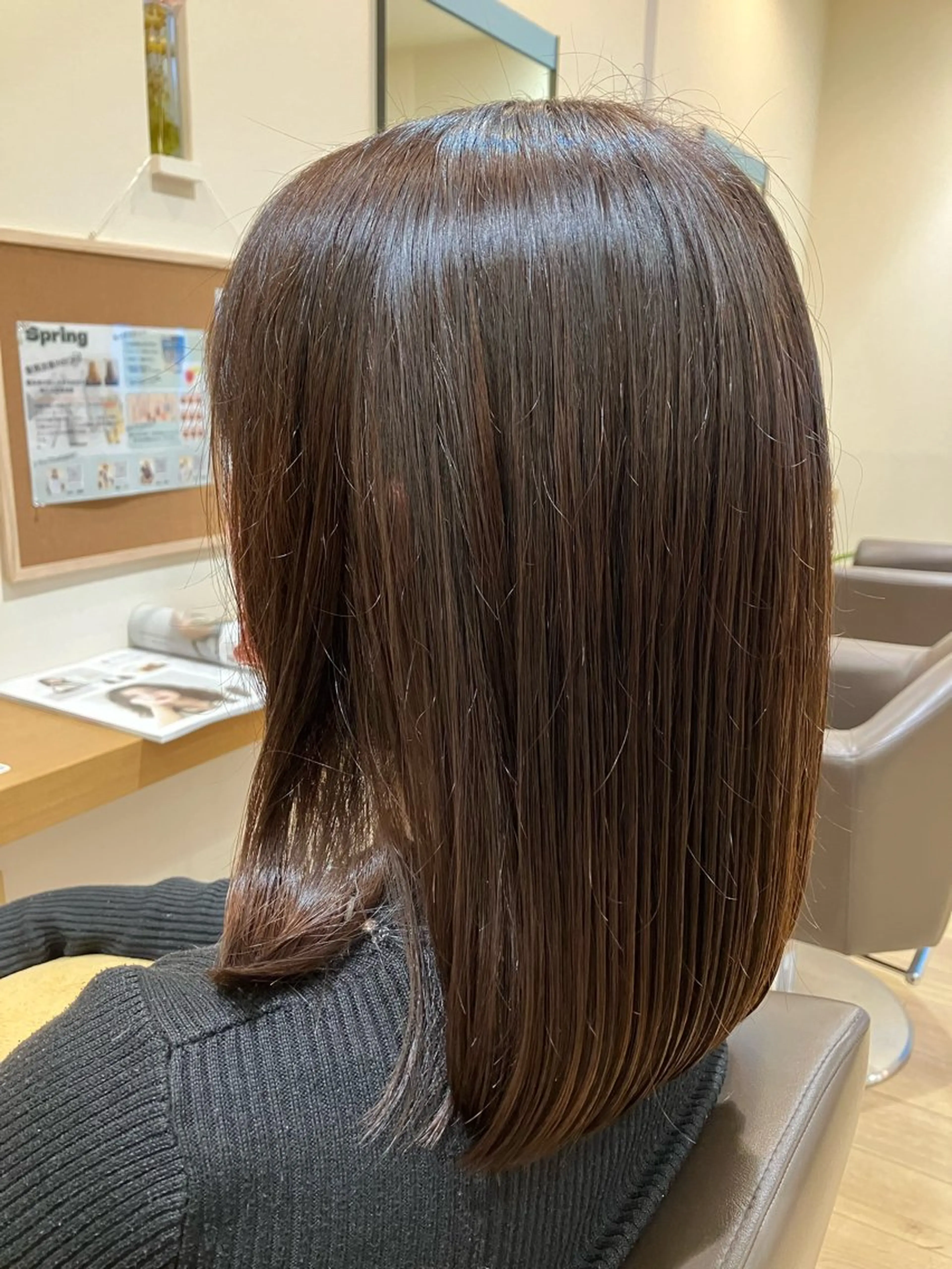 セミロング カラー カット カットモデル募集/ 宮内のヘアスタイル