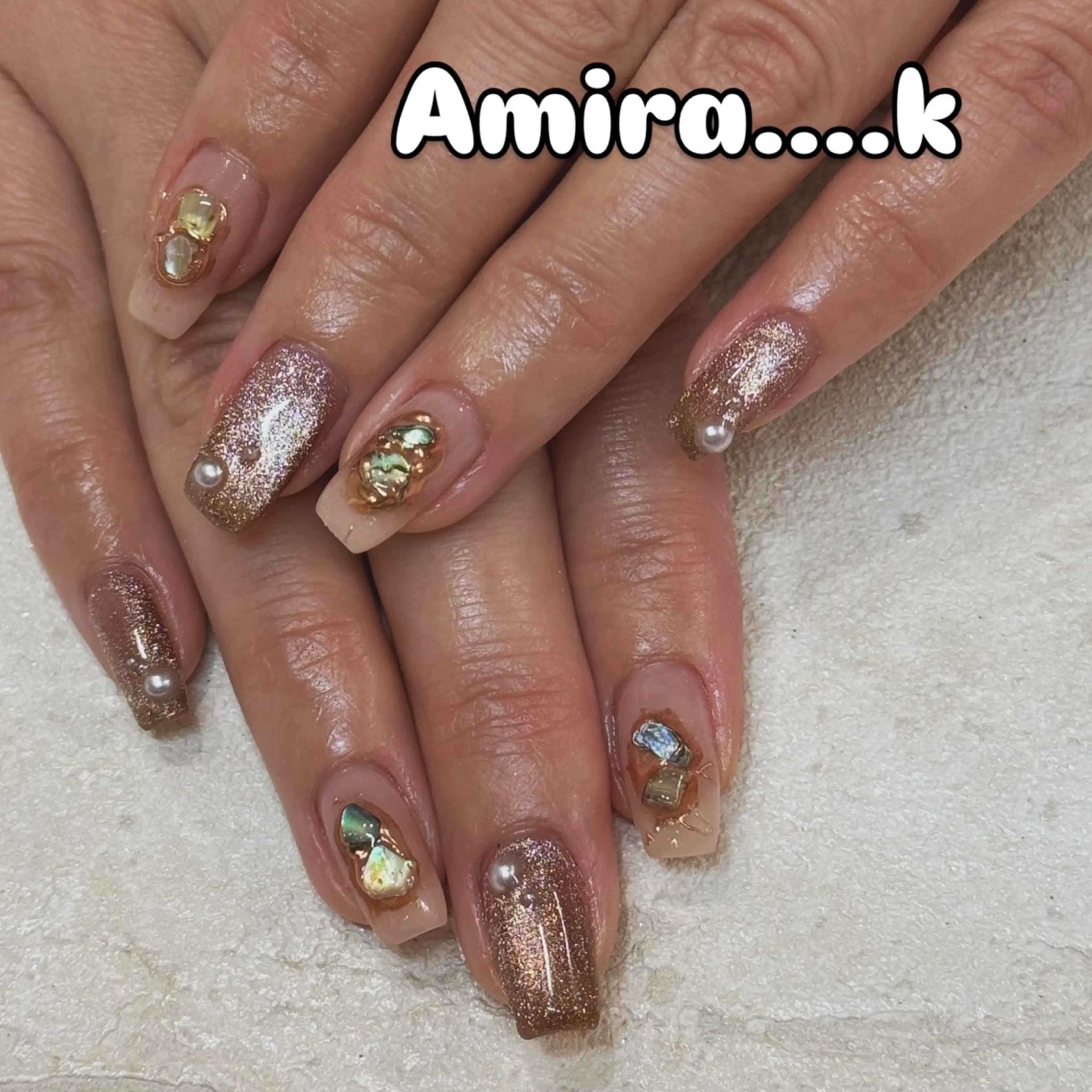 ネイル ハンドネイル Amira kanaのネイルデザイン