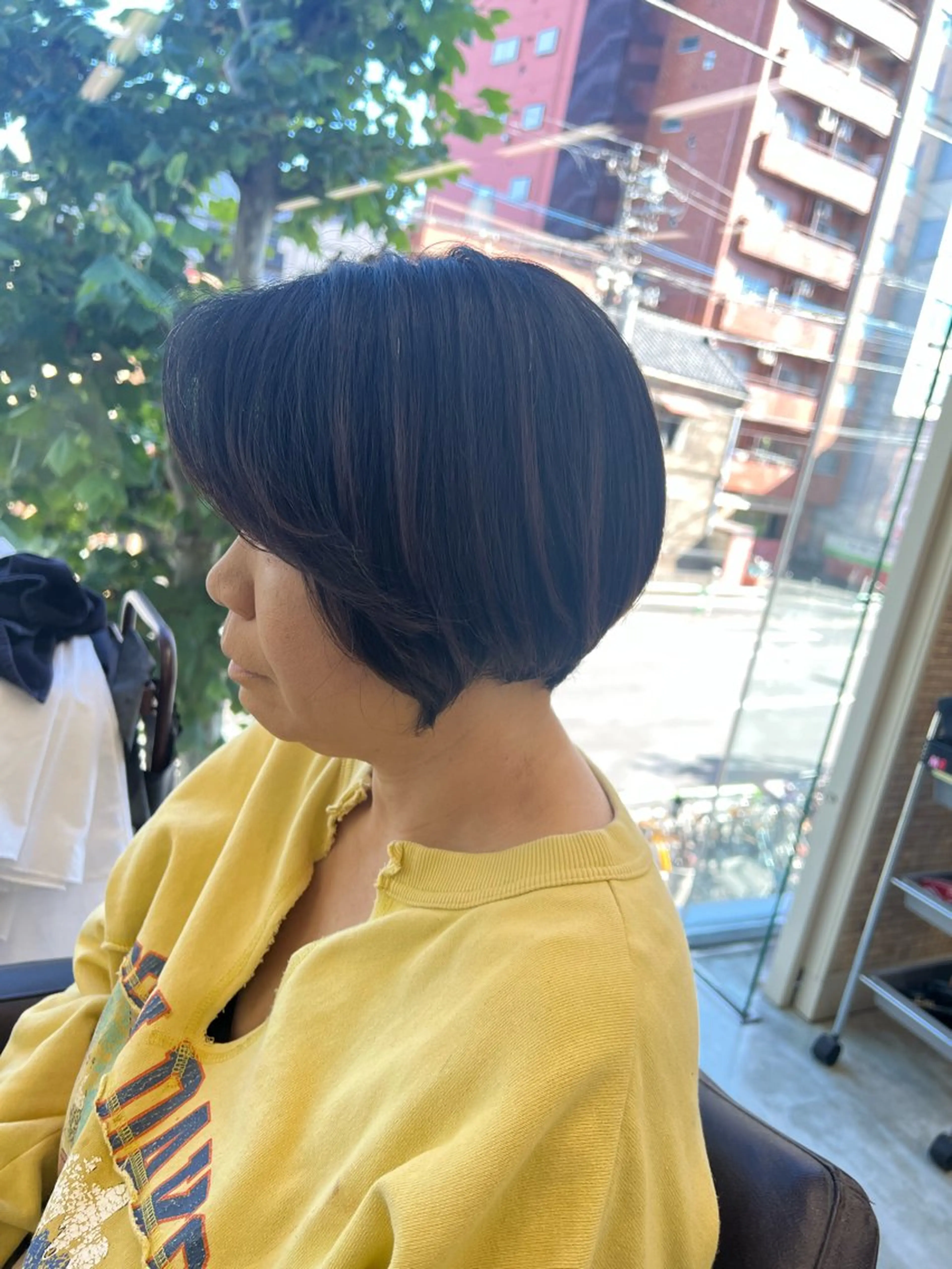 ショート 丸みショート ショートヘア 切りっぱなし/ レイヤー/ももかのヘアスタイル