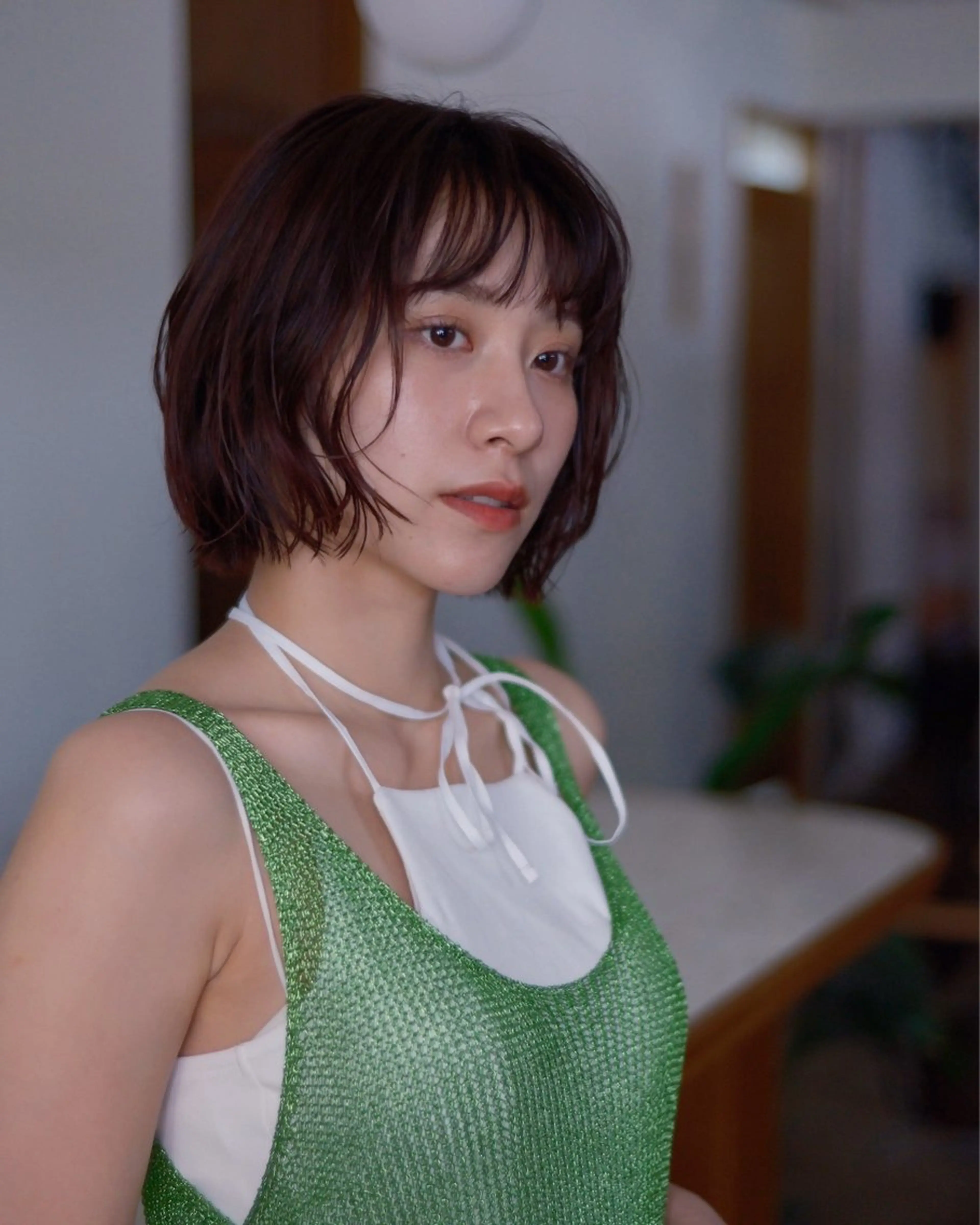 ミディアム カラー メンズ ミディアムパーマ メンズパーマ レッドカラー ボブ カット ヘアカラー トリートメント CIEN所属・ayano🫧 《CIEN》のヘアスタイル
