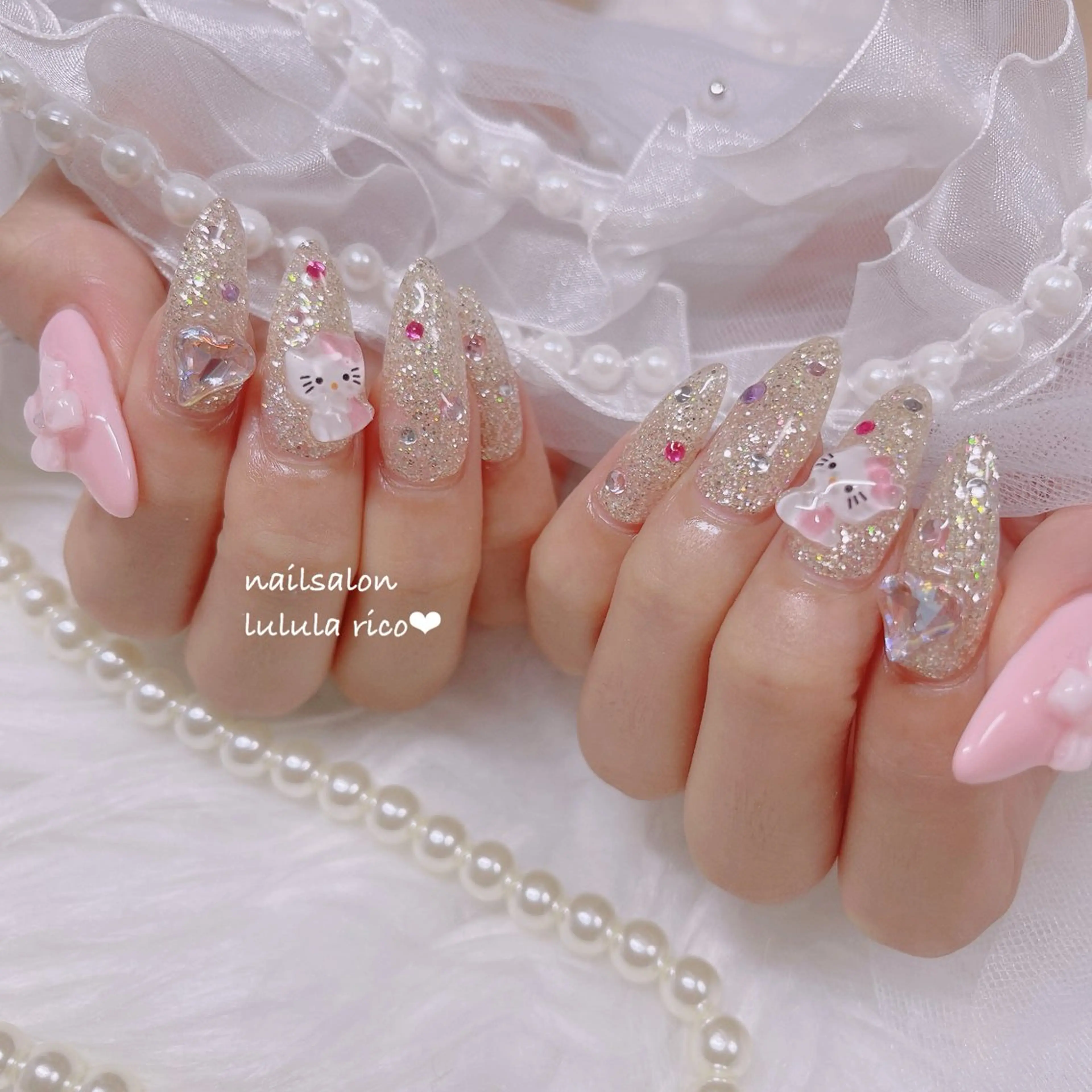ネイル キラキラネイル ラメ(グリッター) lulularico Ami💗のエステ・リラクイメージ