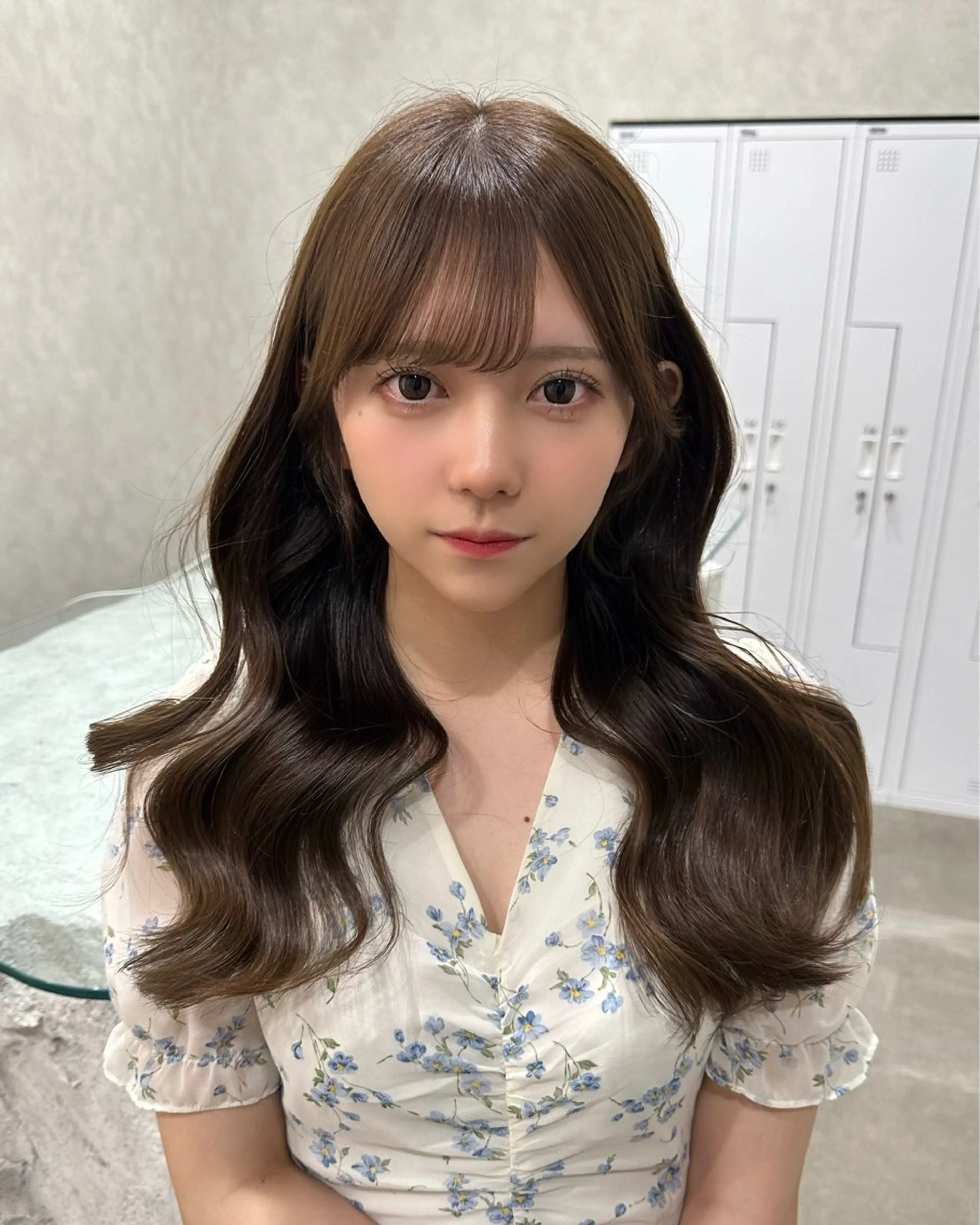 ロング カラー カット ヘアカラー トリートメント SALOWIN原宿AROA店所属・顔まわり神カット✂︎ 齋藤雄大【原宿】のヘアスタイル