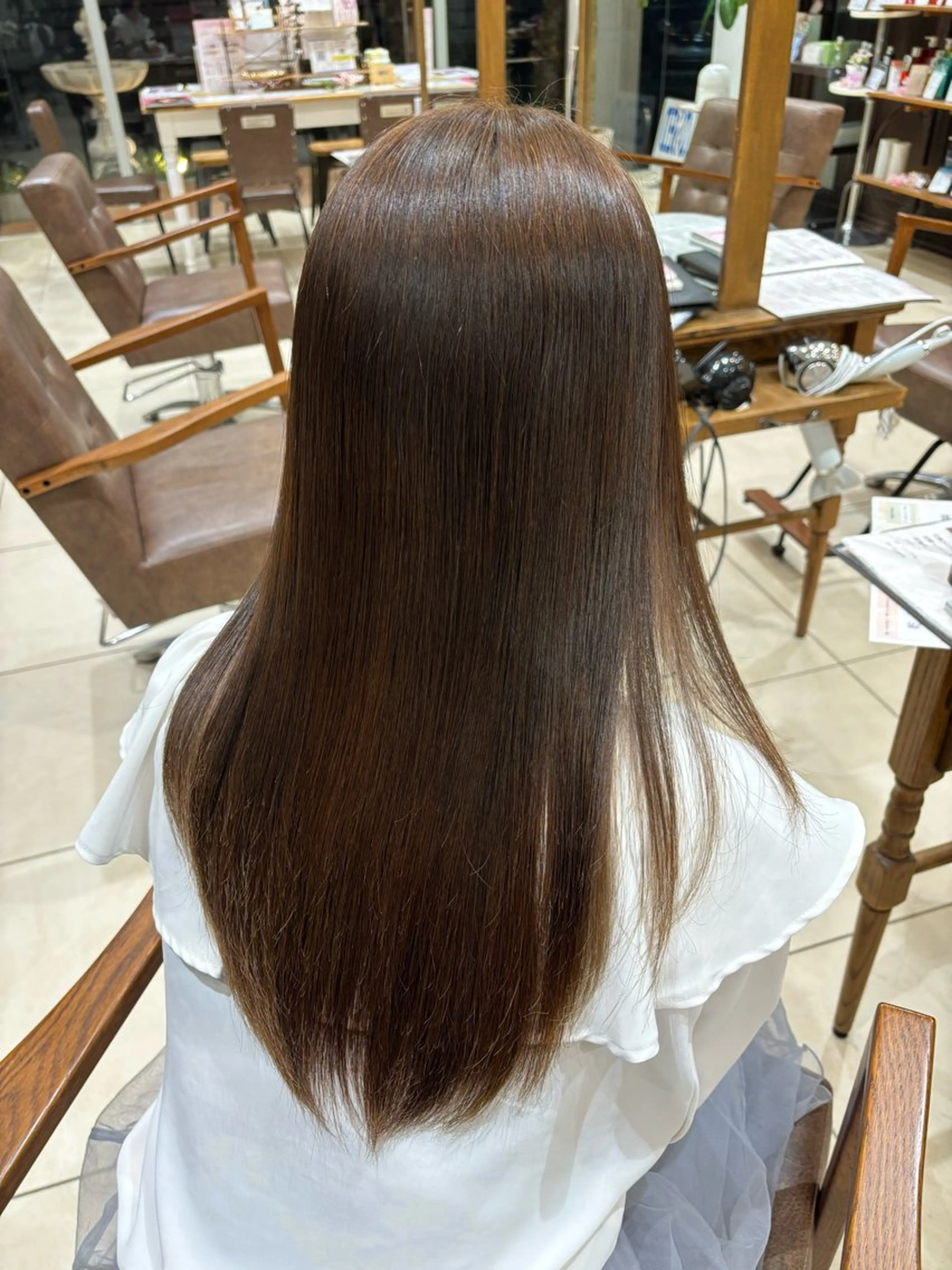 ロング 福川 優月のヘアスタイル