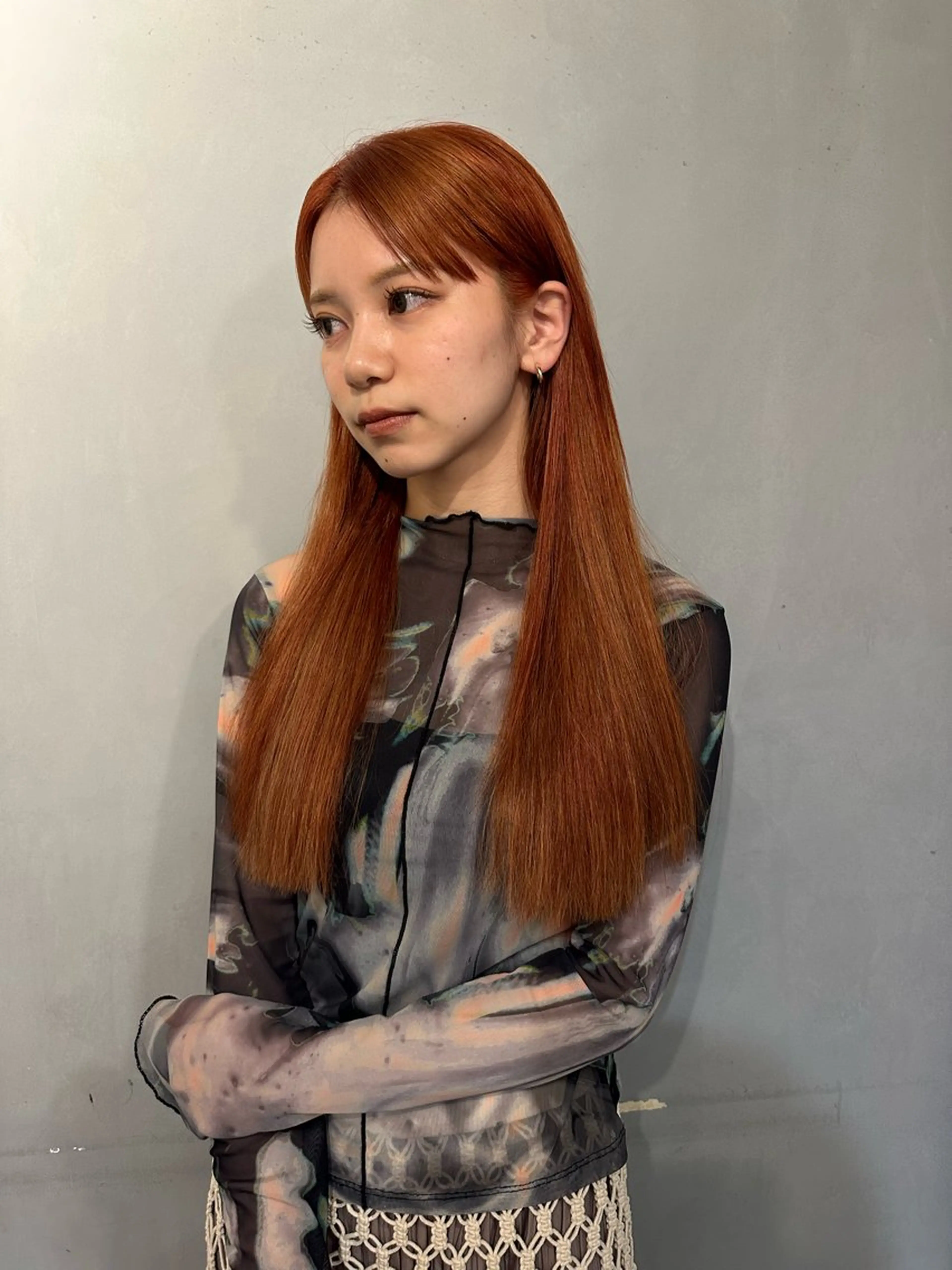 ロング カラー 美髪・シールエクステ ホソタニリョウコのヘアスタイル