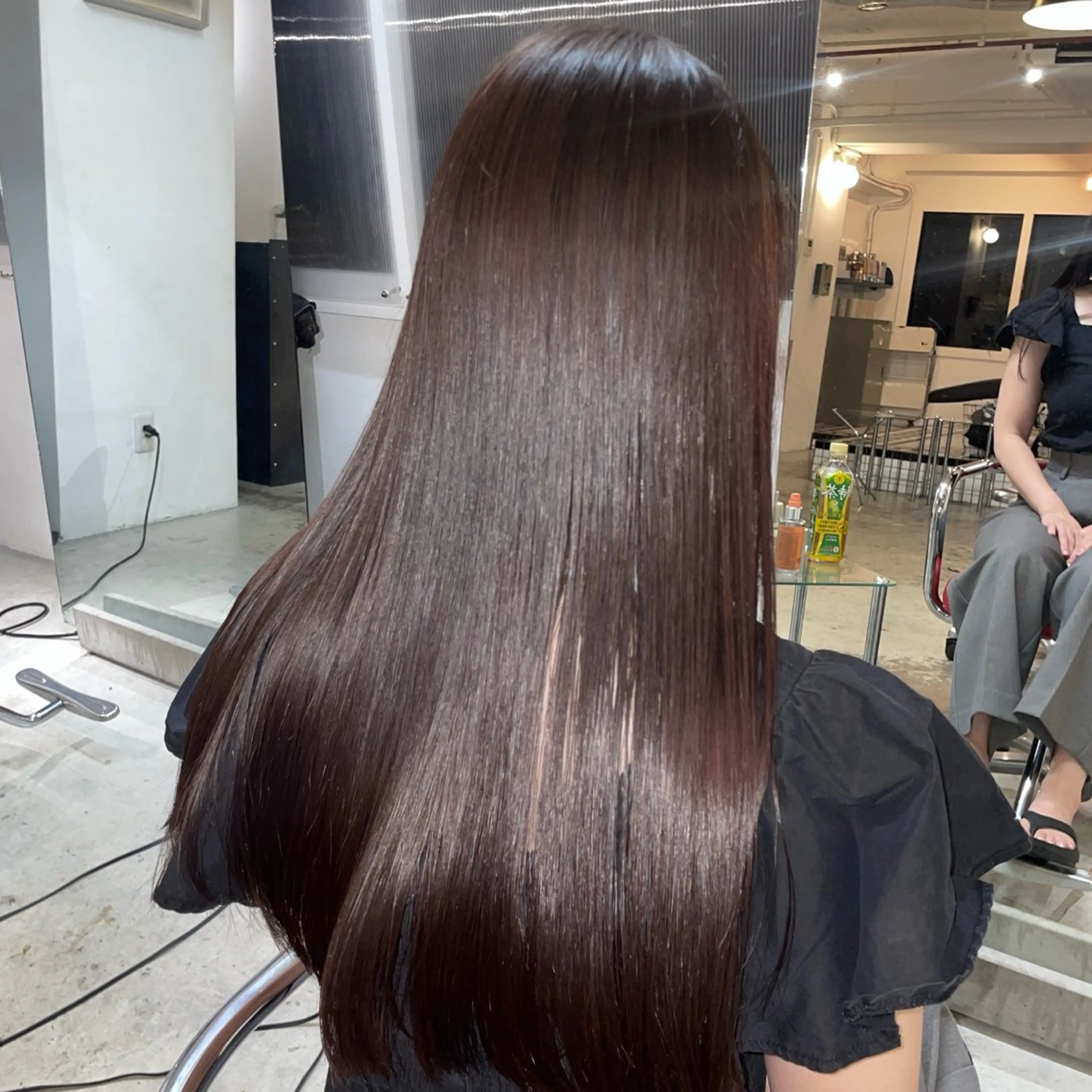 ロング カラー ラベンダーカラー スミレ／透明感カラー ／高円寺美容室のヘアスタイル