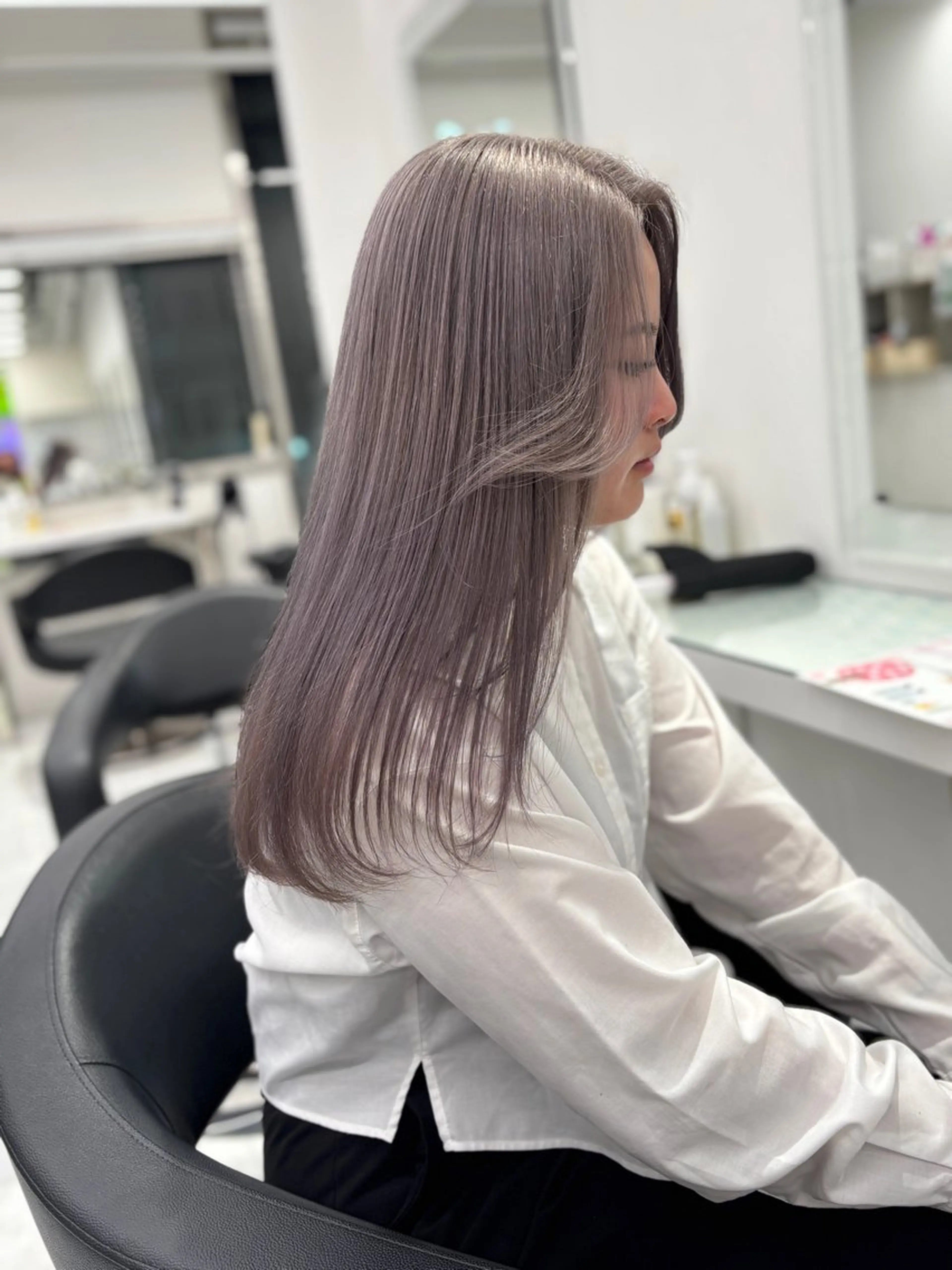 ロング カラー 💖ミルクティー💖 あかり💖のヘアスタイル