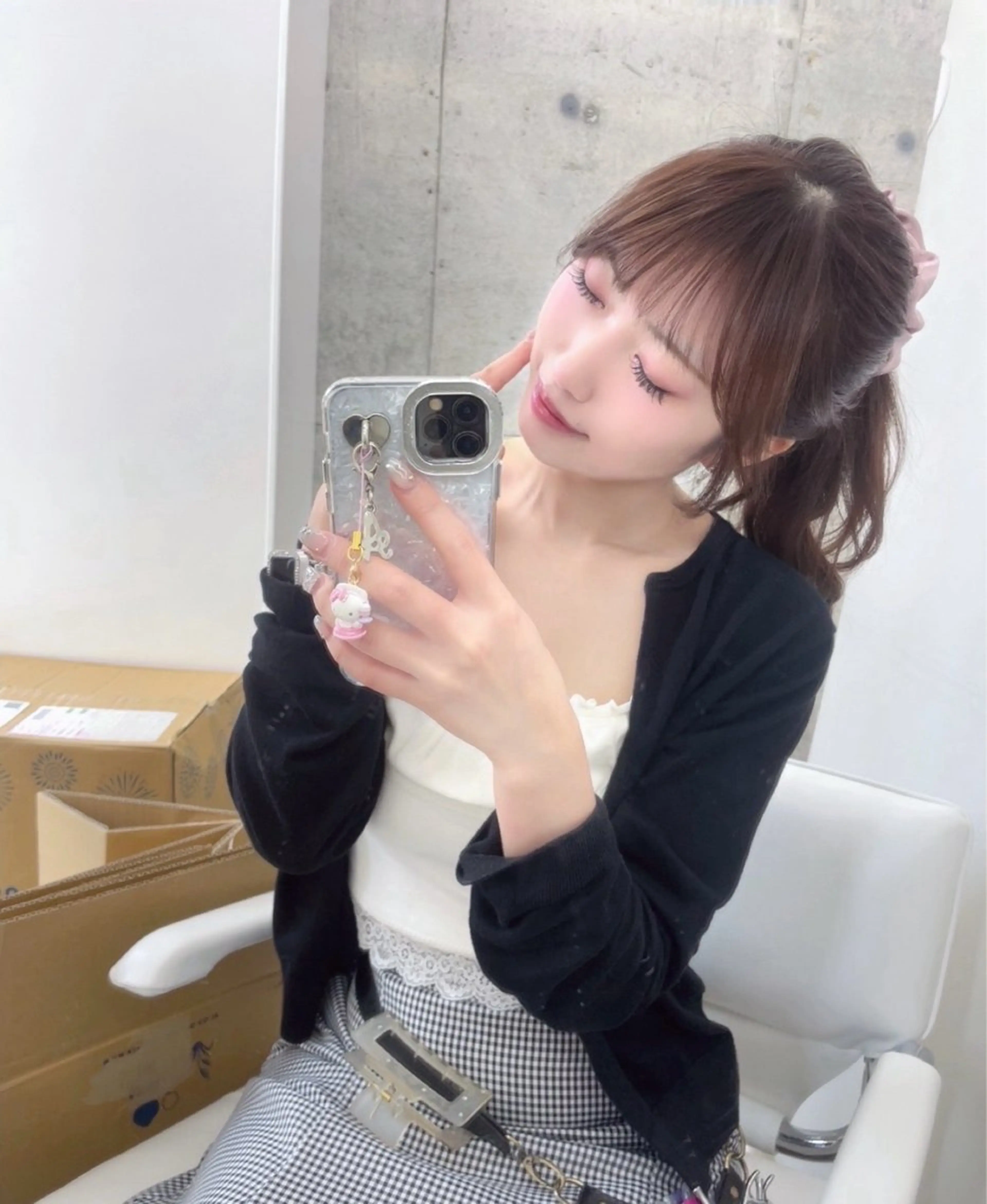 ロング カット ヘアカラー トリートメント NI所属・𝑨𝑴𝑰 🎀 ガーリーヘア🤍のヘアスタイル