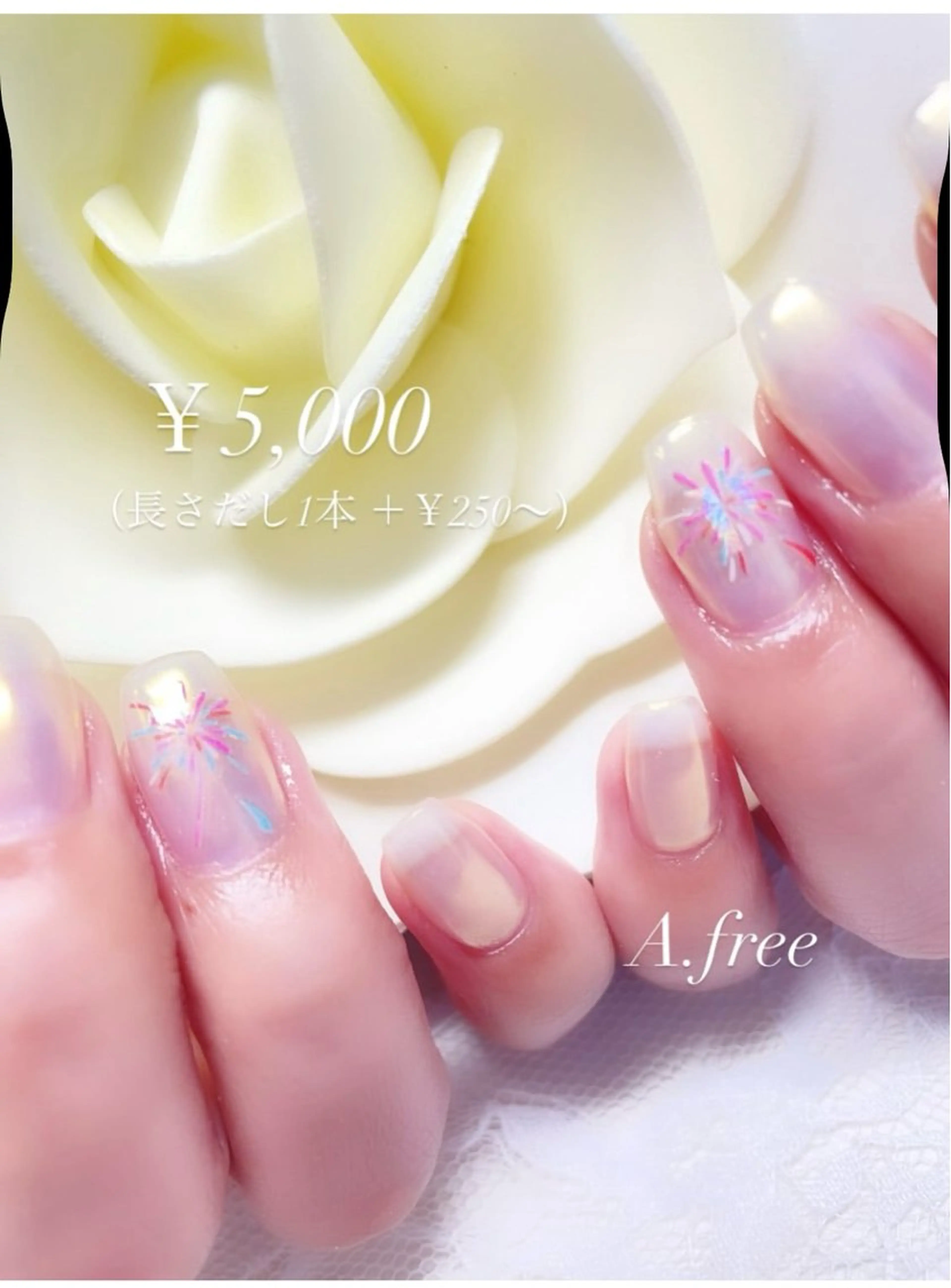 ネイル ジェルネイル ハンドネイル A.free✧*｡ アレルギー対応✧*｡のネイルデザイン