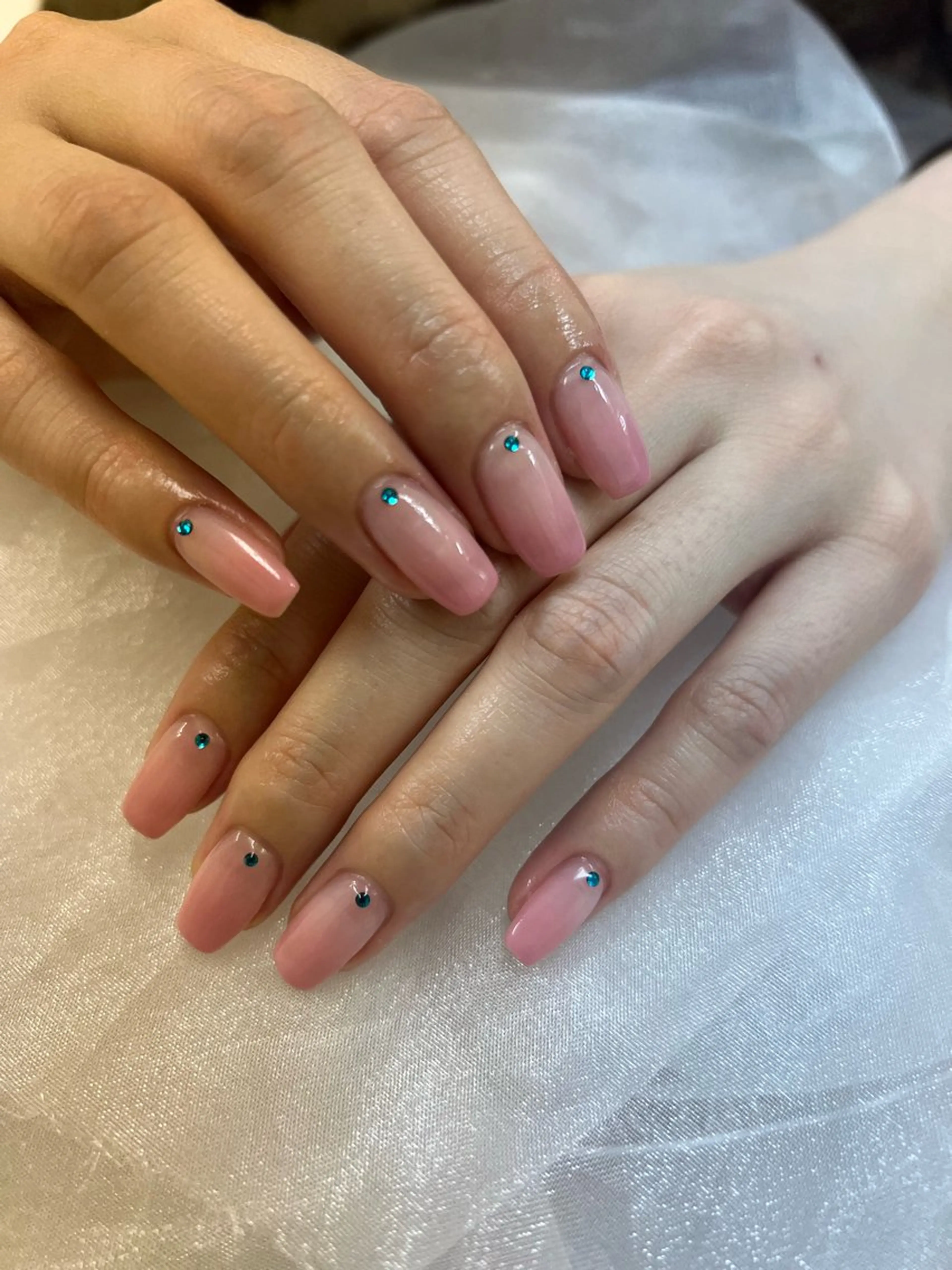 ネイル グラデーション ワンカラーネイル 🌺新小岩VILL Asa.のネイルデザイン