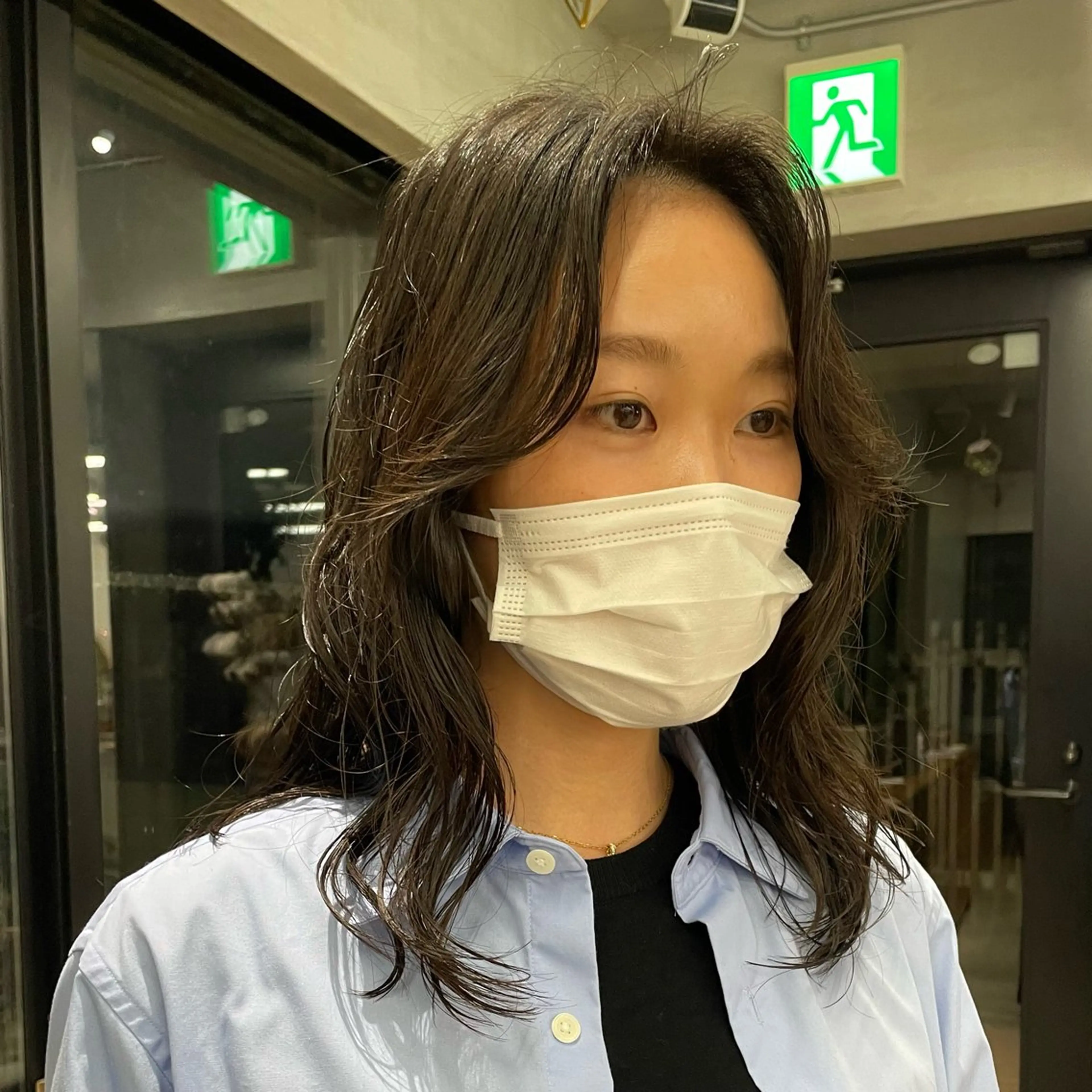 ミディアム パーマ 【ブリーチ特化】 イマダナツミのヘアスタイル