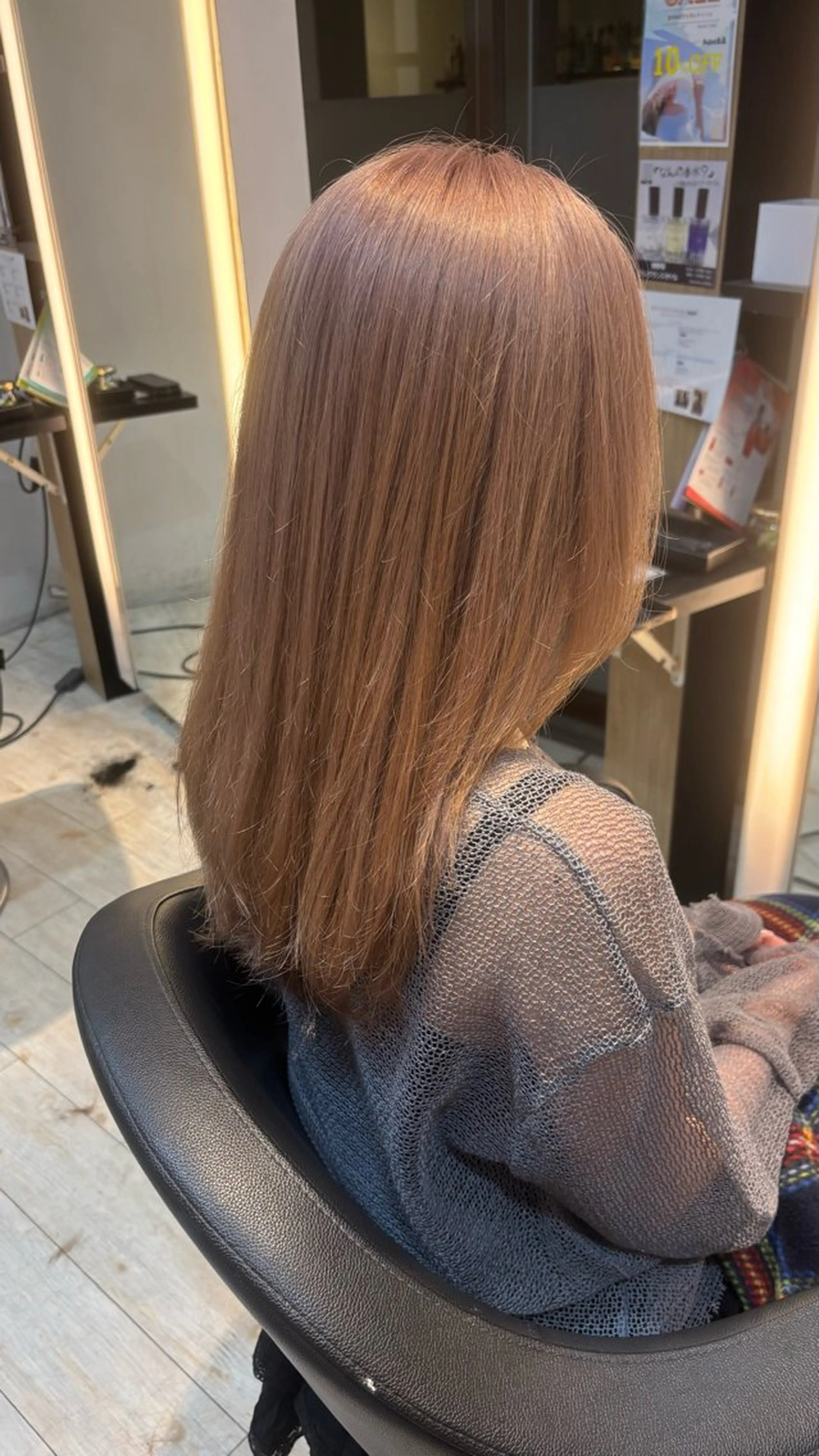 カラー ベージュカラー ブリーチ ミルクティーベージュ カット ヘアカラー トリートメント miyu/ボブ/ 透明感カラー/栄のヘアスタイル
