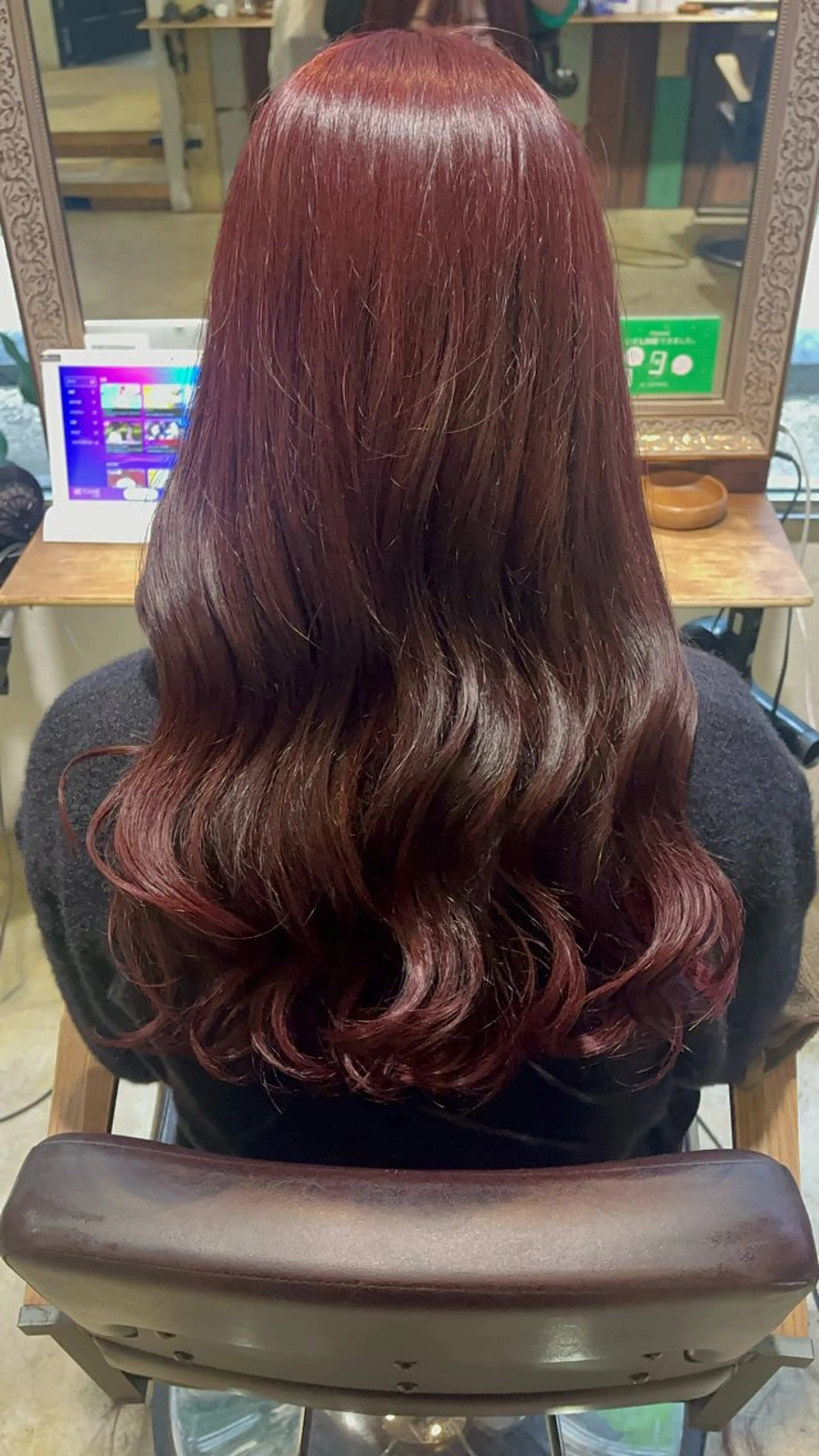 ミディアム カラー ブリーチ ダブルカラー ヘアカラー トリートメント えんぐちとも／透明感 カラー／博多ボブのヘアスタイル