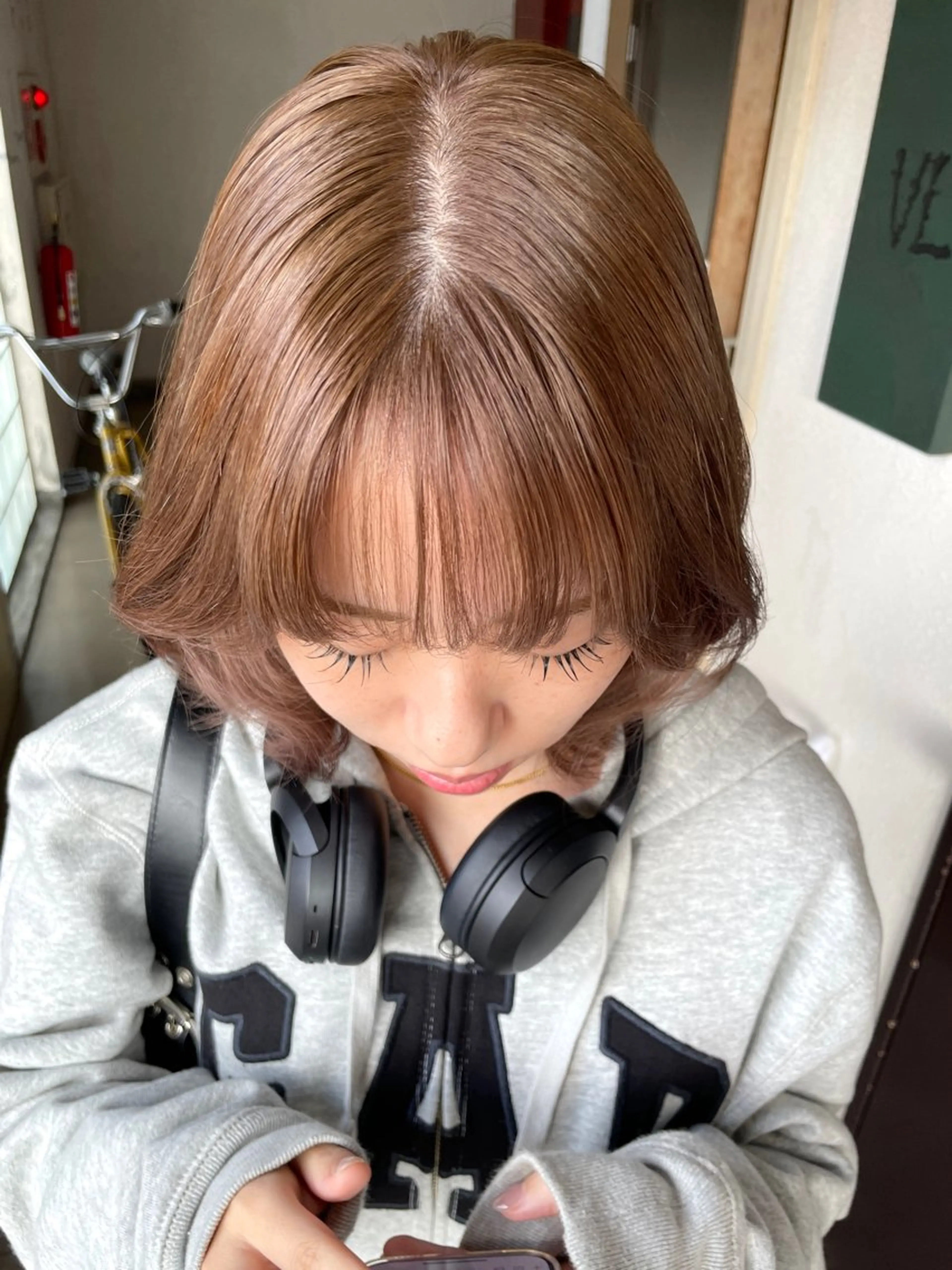 ミディアム カット ヘアカラー トリートメント vivre libre所属・vivre libreのヘアスタイル