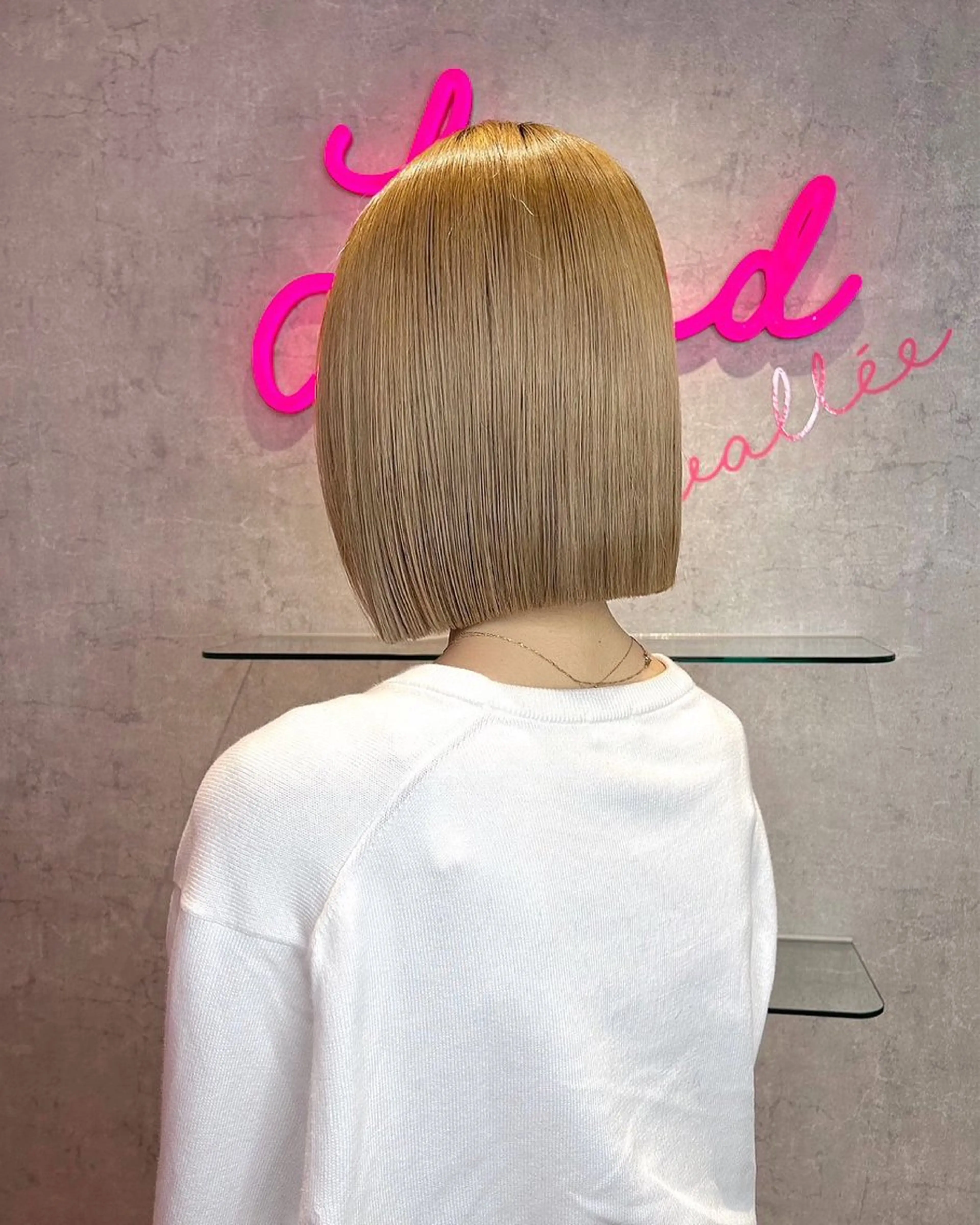 ショート カラー 池袋/似合わせ/縮毛 髪質改善【ugen】のヘアスタイル