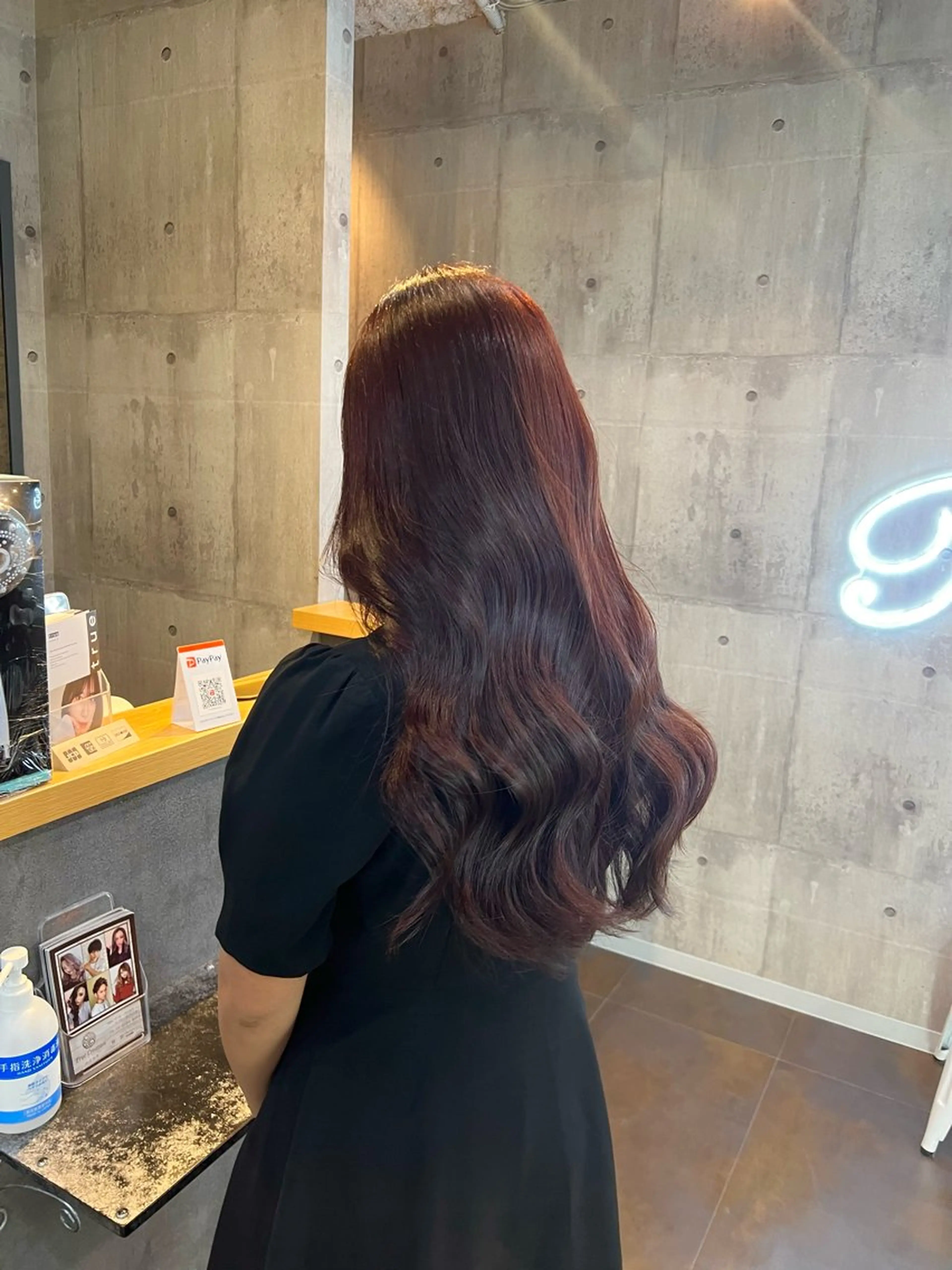 ロング カラー ヘアアレンジ カット ヘアカラー トリートメント 🧸レイヤー/韓国/ 艶髪/ひなたまる🧸のヘアスタイル