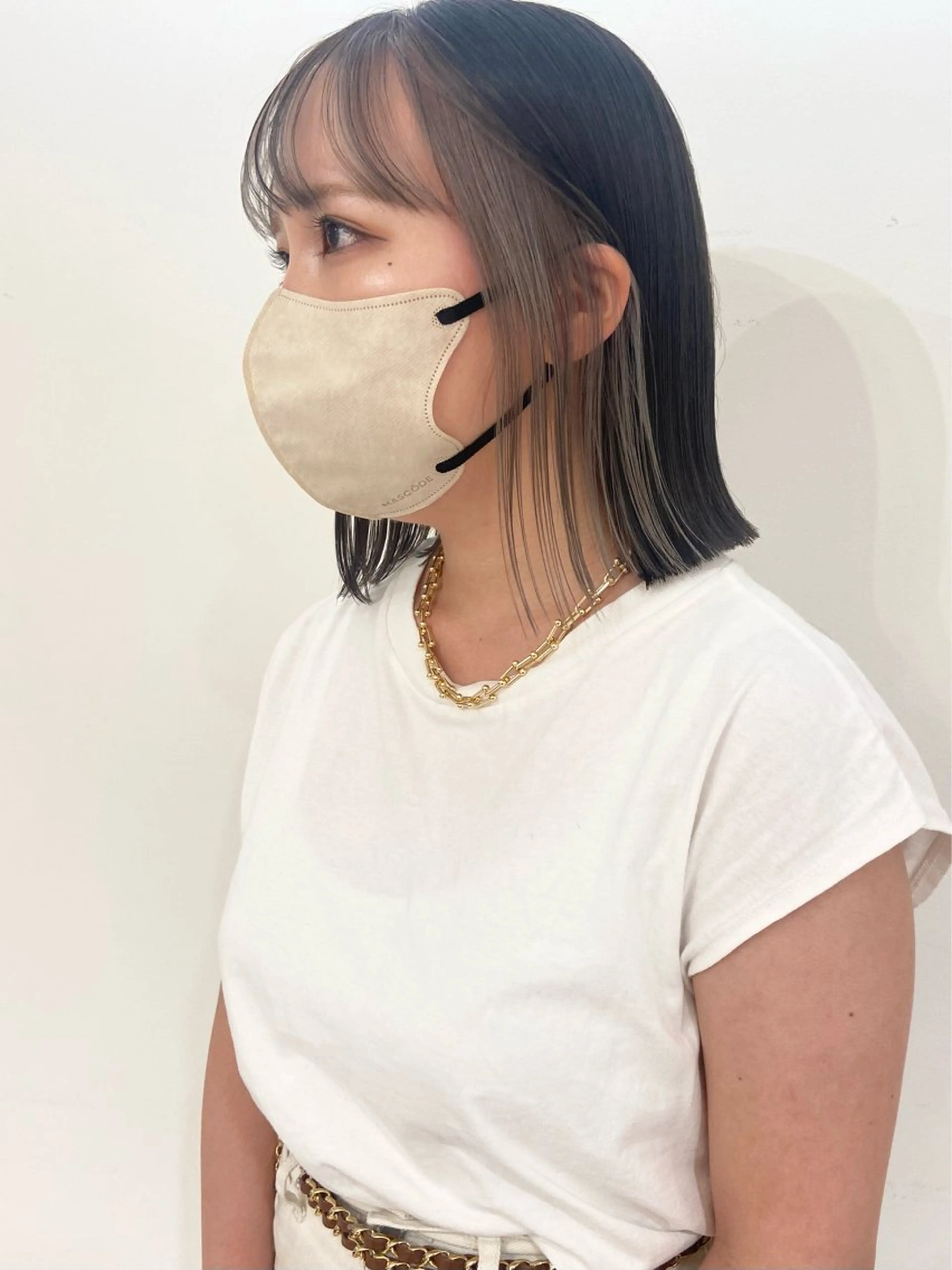 ショート カラー ヘアカラー トリートメント 🦋‪ハイトーンカラ ー🦋‪熊田 史織のヘアスタイル