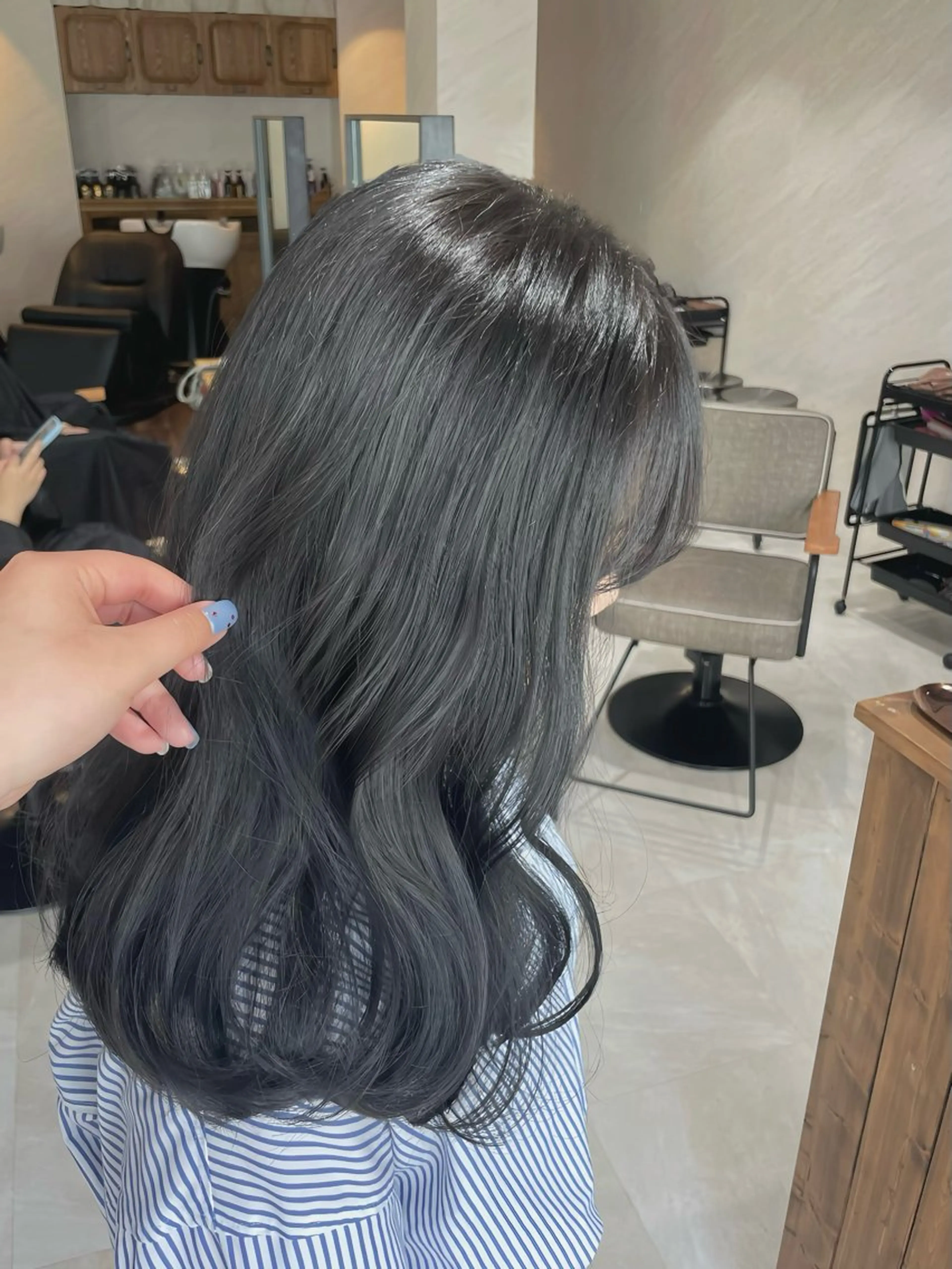ロング カラー ヘアカラー トリートメント 🍐透明感カラー🍐 momo/横浜のヘアスタイル