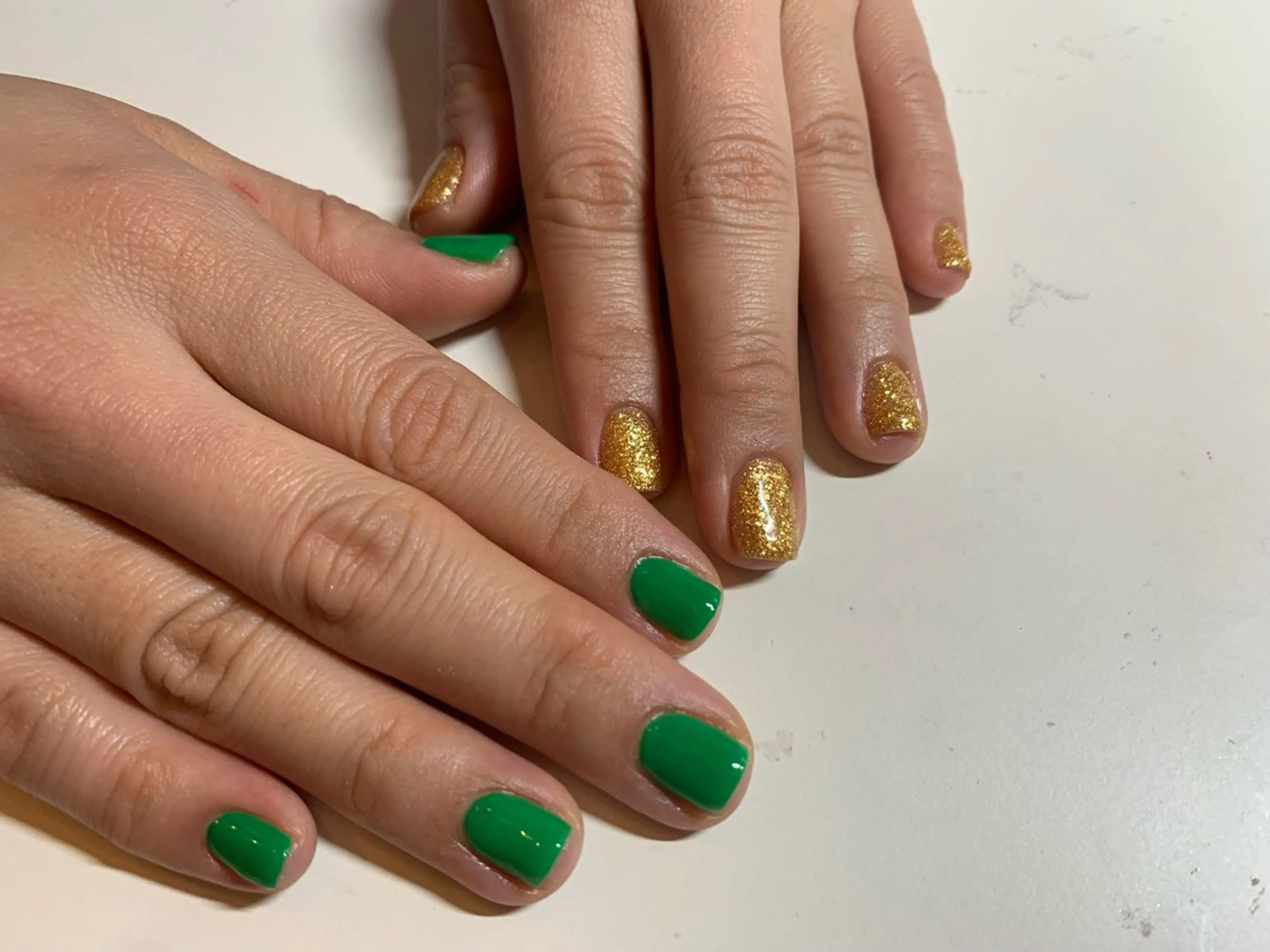 ネイル ジェルネイル ワンカラーネイル パラジェル ショートネイル ハンドネイル emunail  kannai所属・. mayuのネイルデザイン
